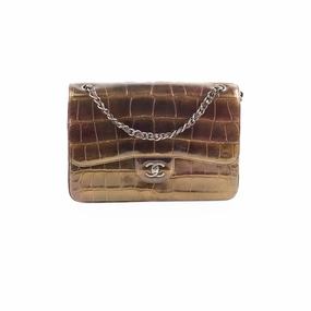 Chanel Metallic Aligator Jumbo 14 Series