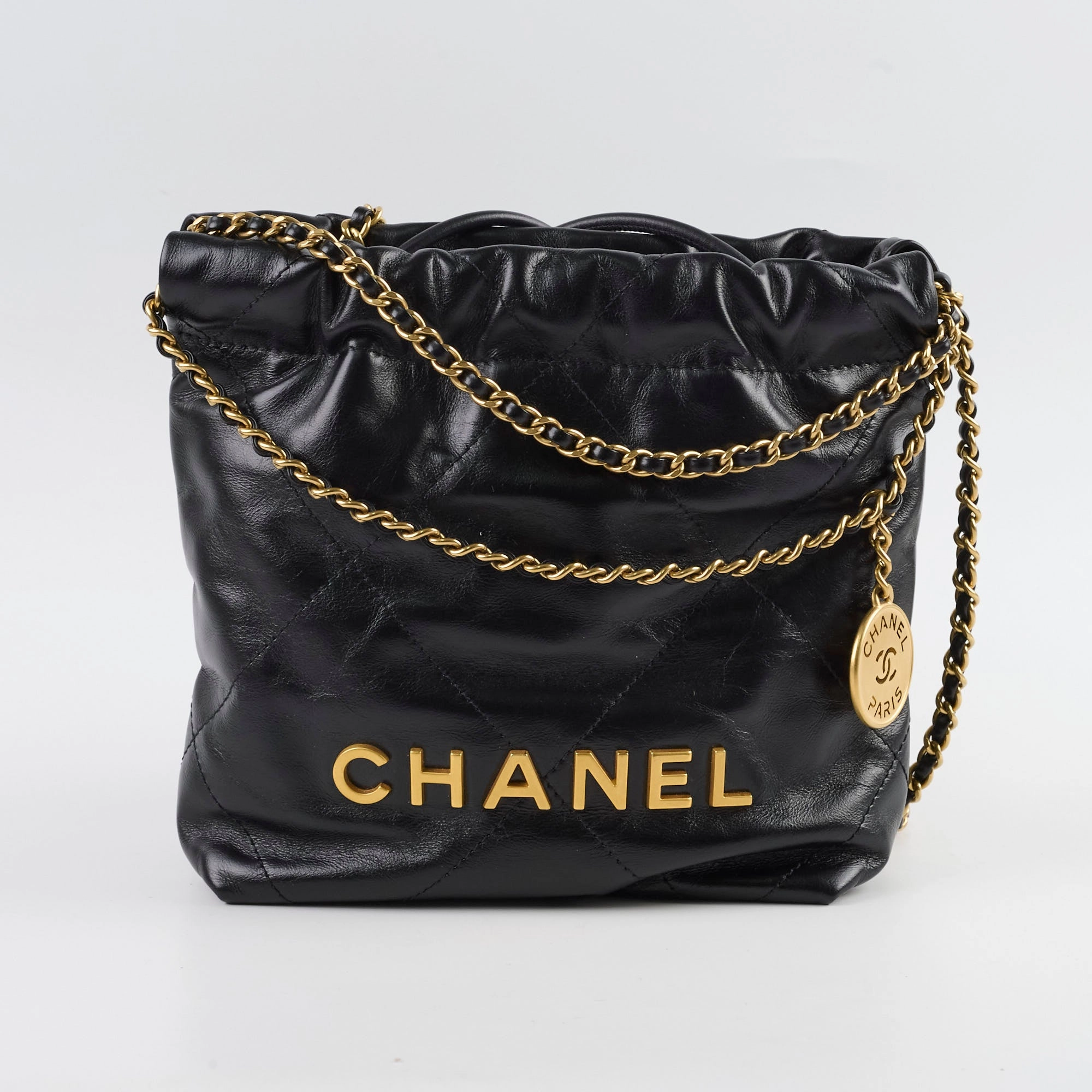 Chanel mini 22 Black (microchip)