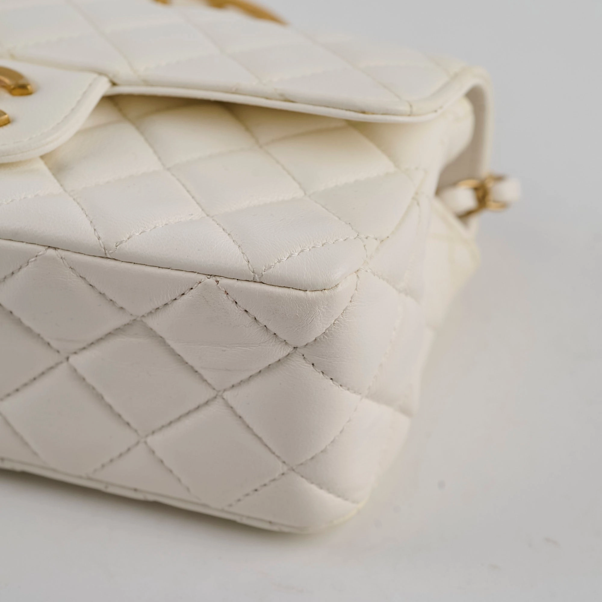 Chanel Mini Rectangle Top Handle Lambskin (microchip)