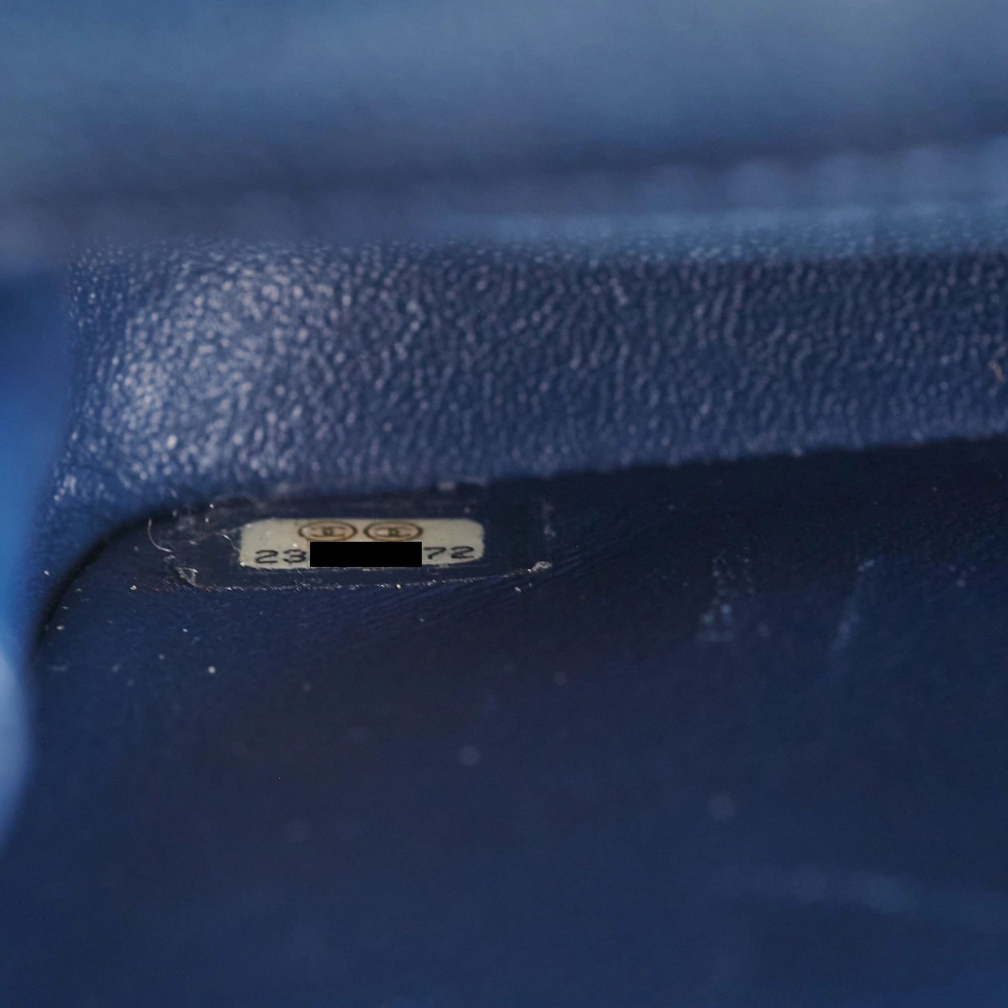Chanel Mini Rectangular Blue Caviar