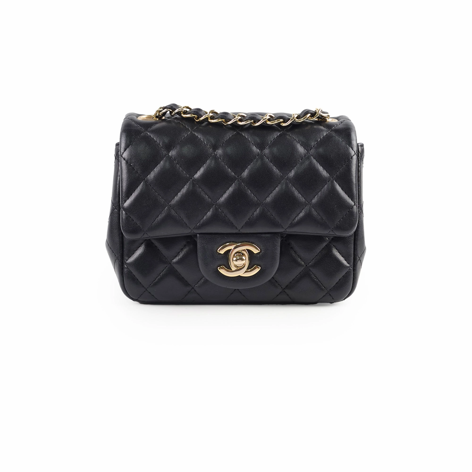 Chanel Mini Square Black Microchipped