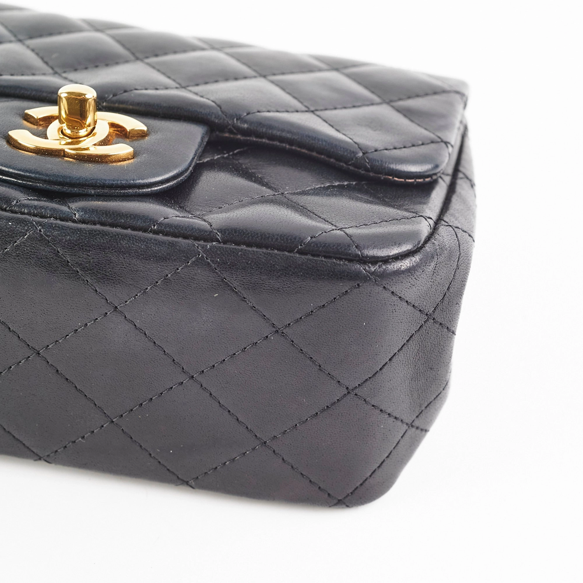 Chanel Mini Square Flap Black