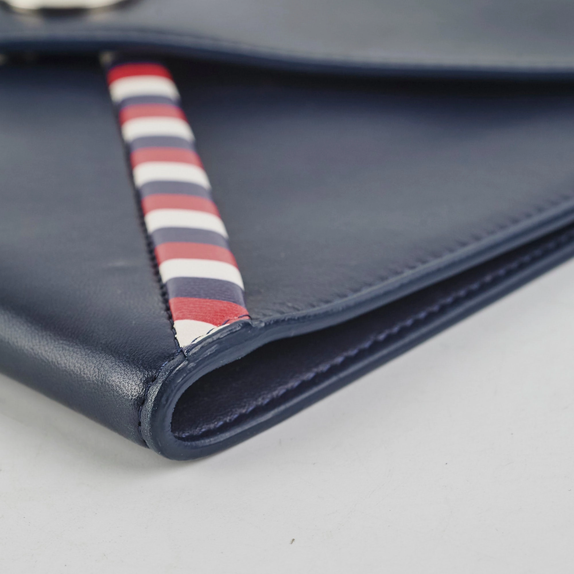 Chanel Navy Envelope Clutch
