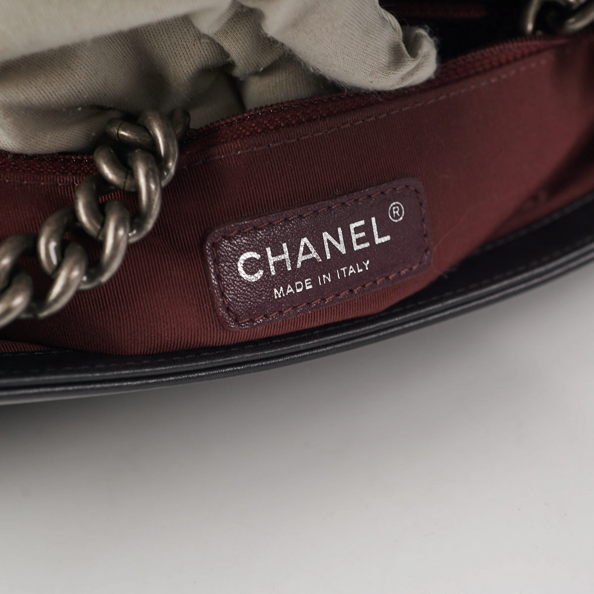 Chanel New Medium Boy Velvet Black