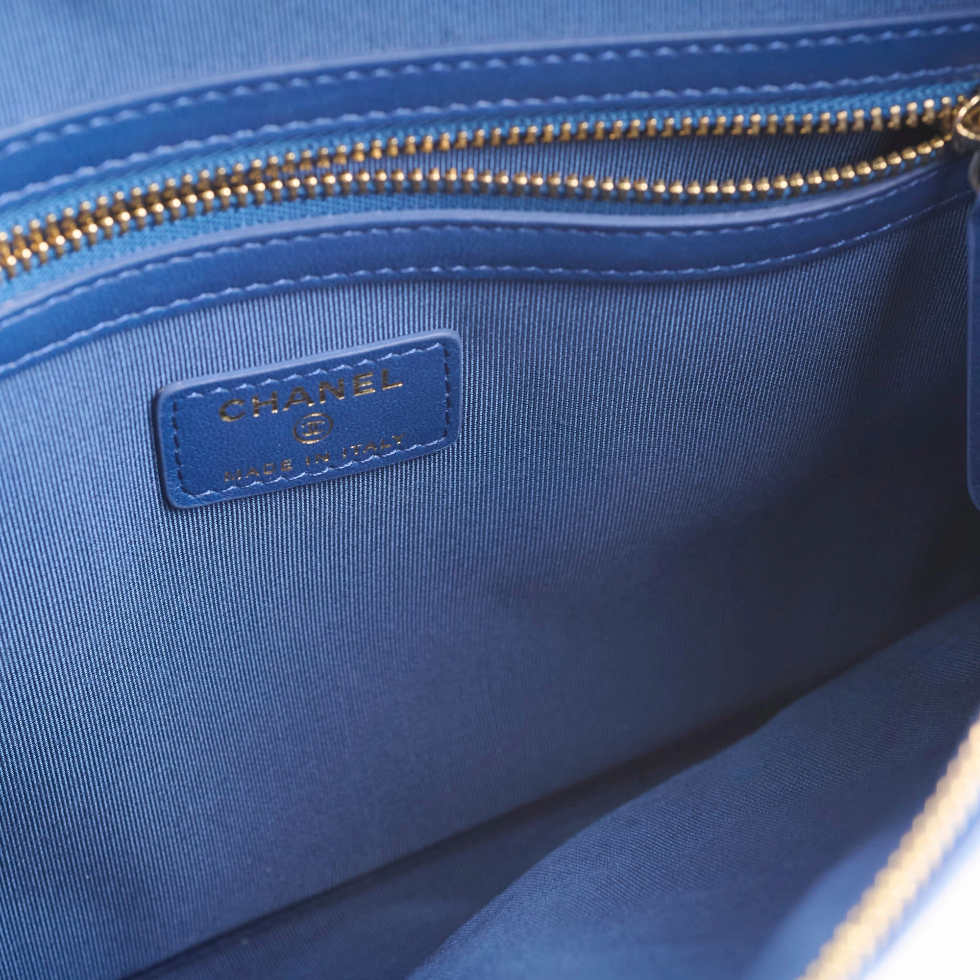 Chanel O Case Medium Blue