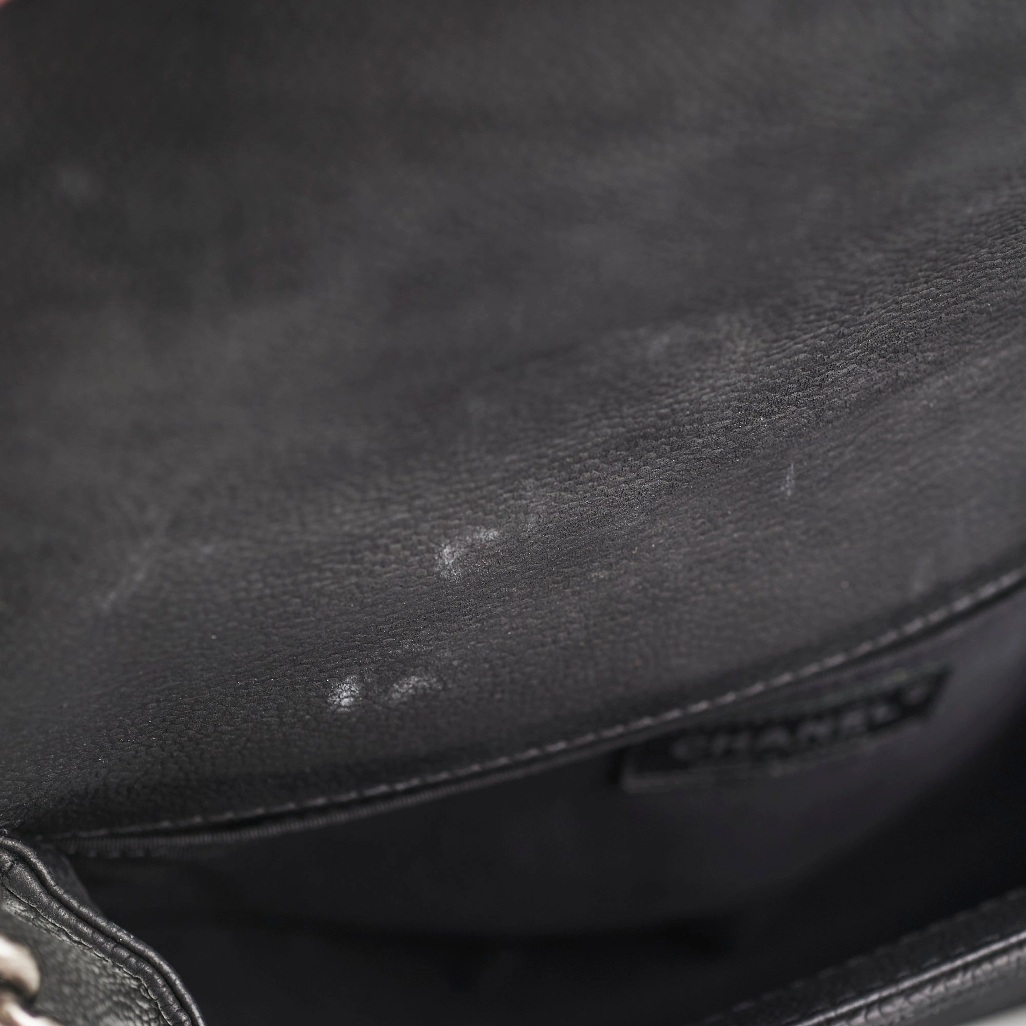 Chanel Old Medium Boy Black