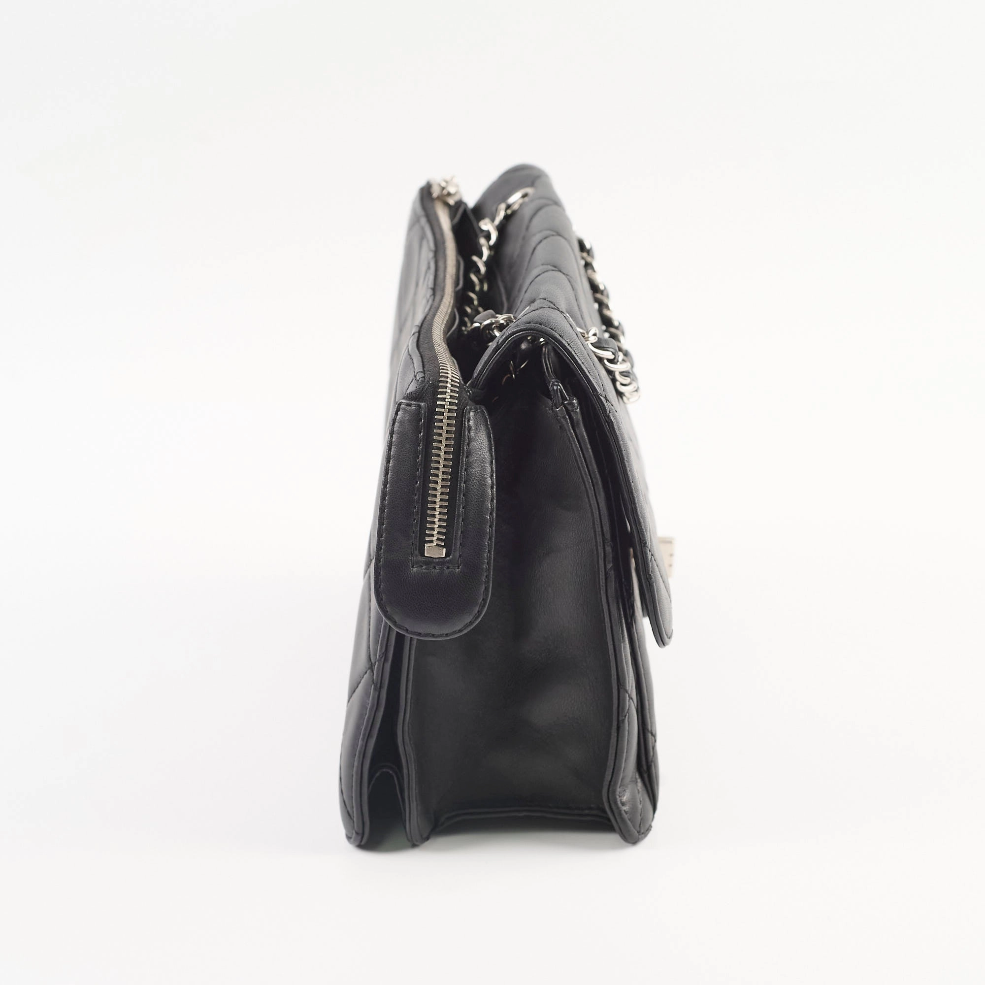 Chanel Paris Bombay Reissue Shoulder Bag Black