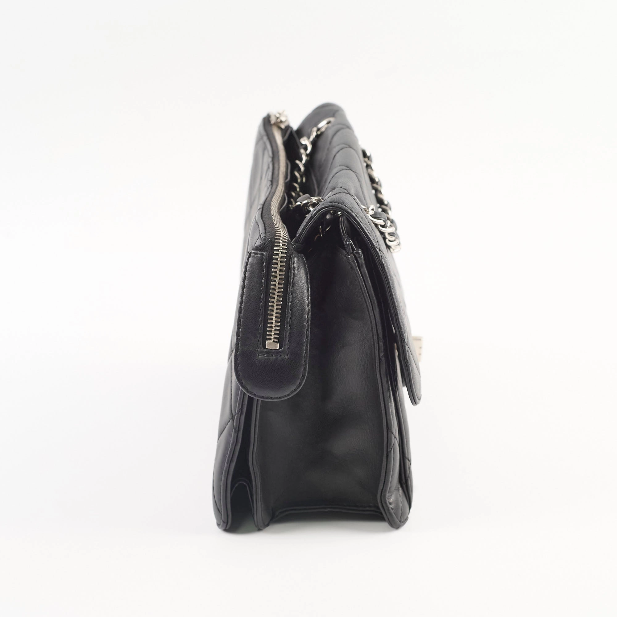 Chanel Paris Bombay Reissue Shoulder Bag Black