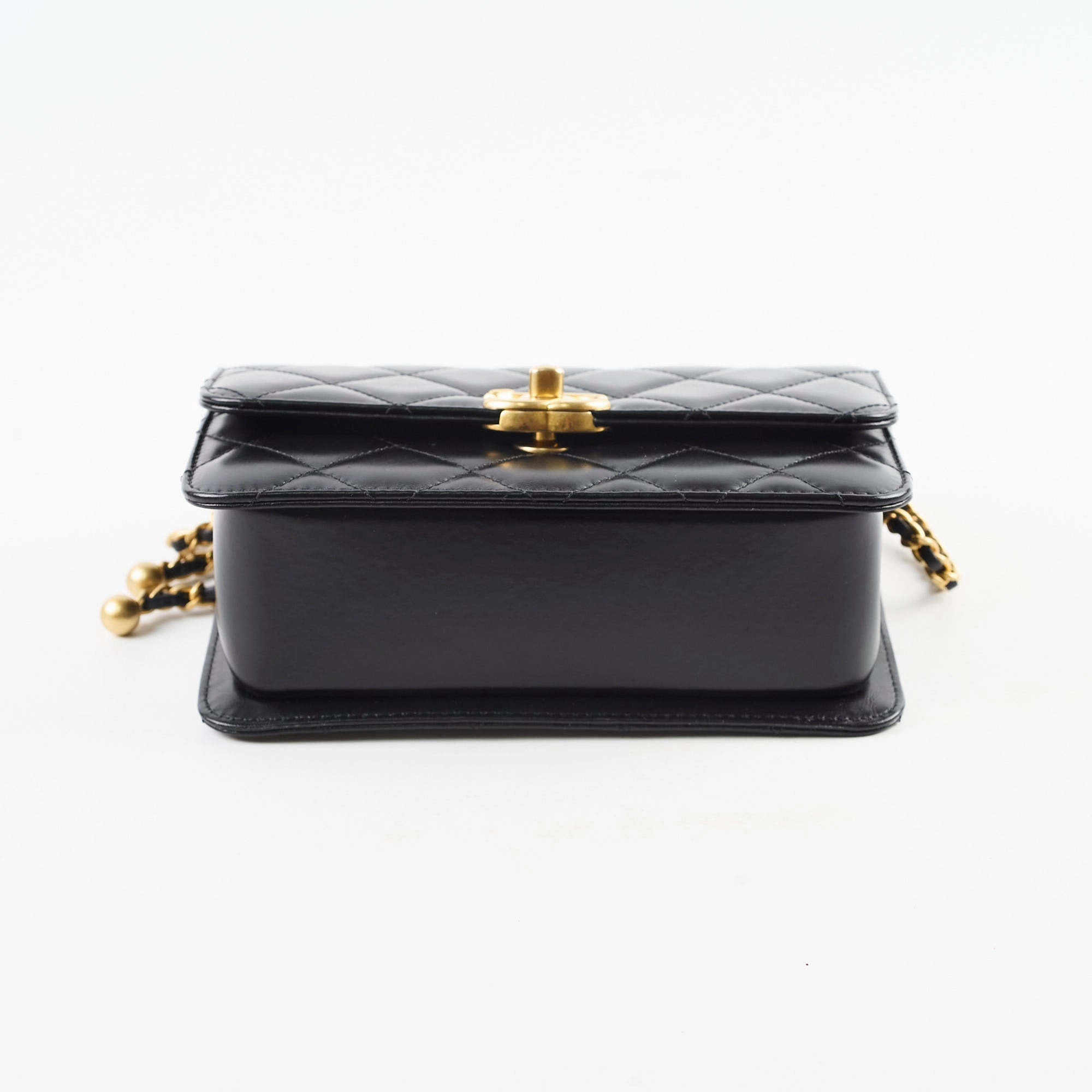 Chanel Perfect Fit flap bag black - Microchipped 2023