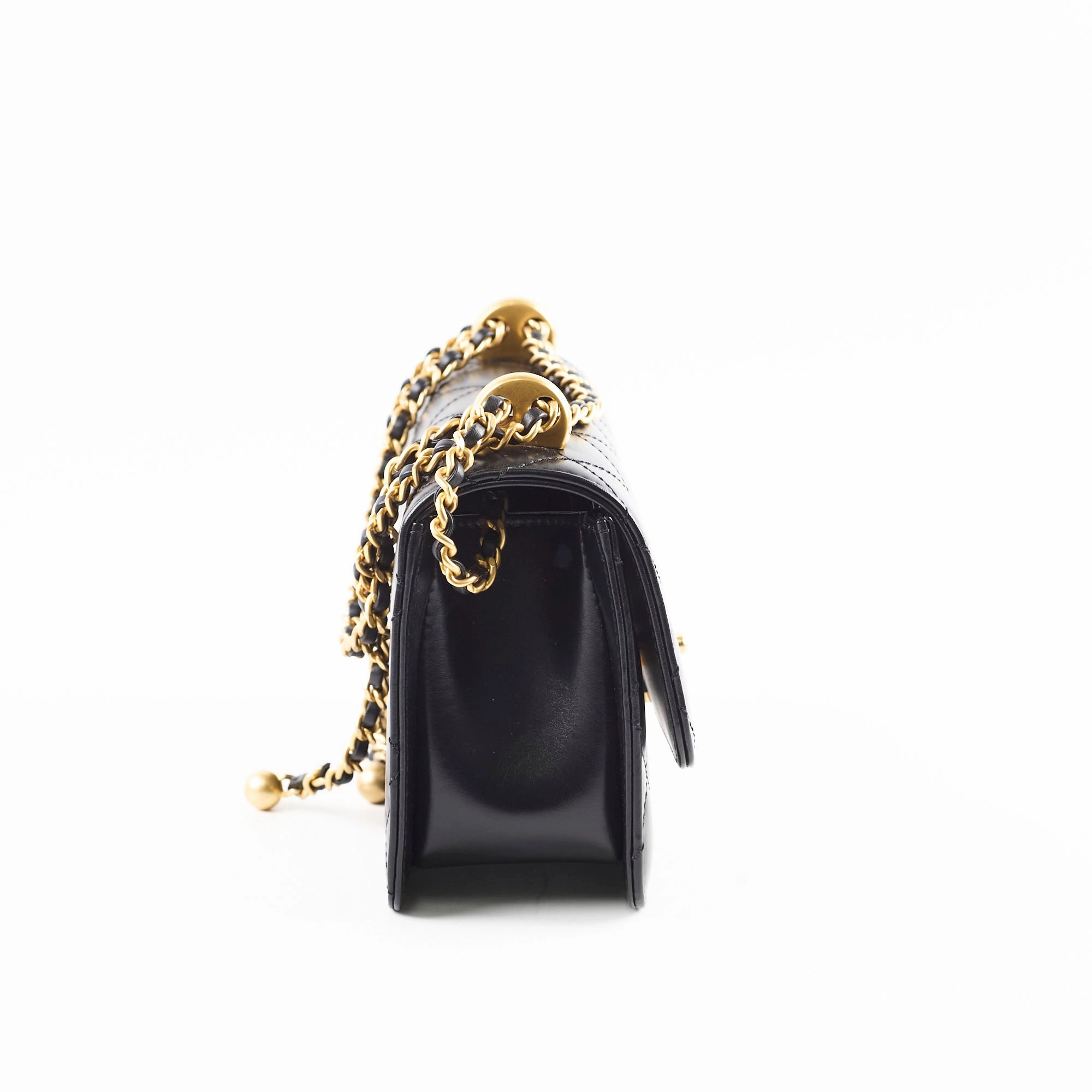 Chanel Perfect Fit flap bag black - Microchipped 2023