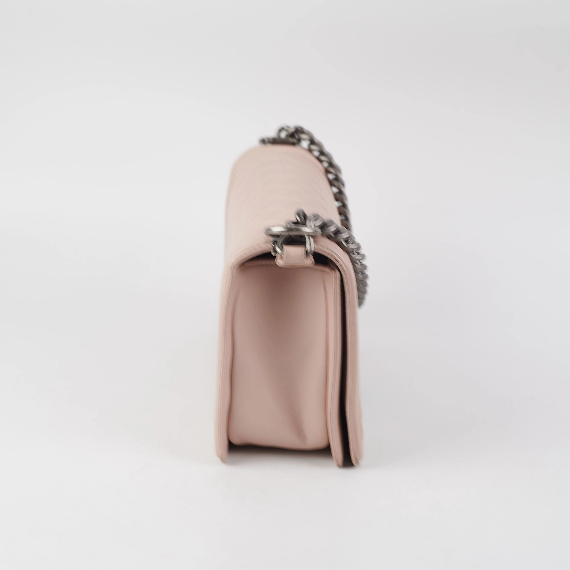 Chanel Quilted Boy Old Medium Light Pink