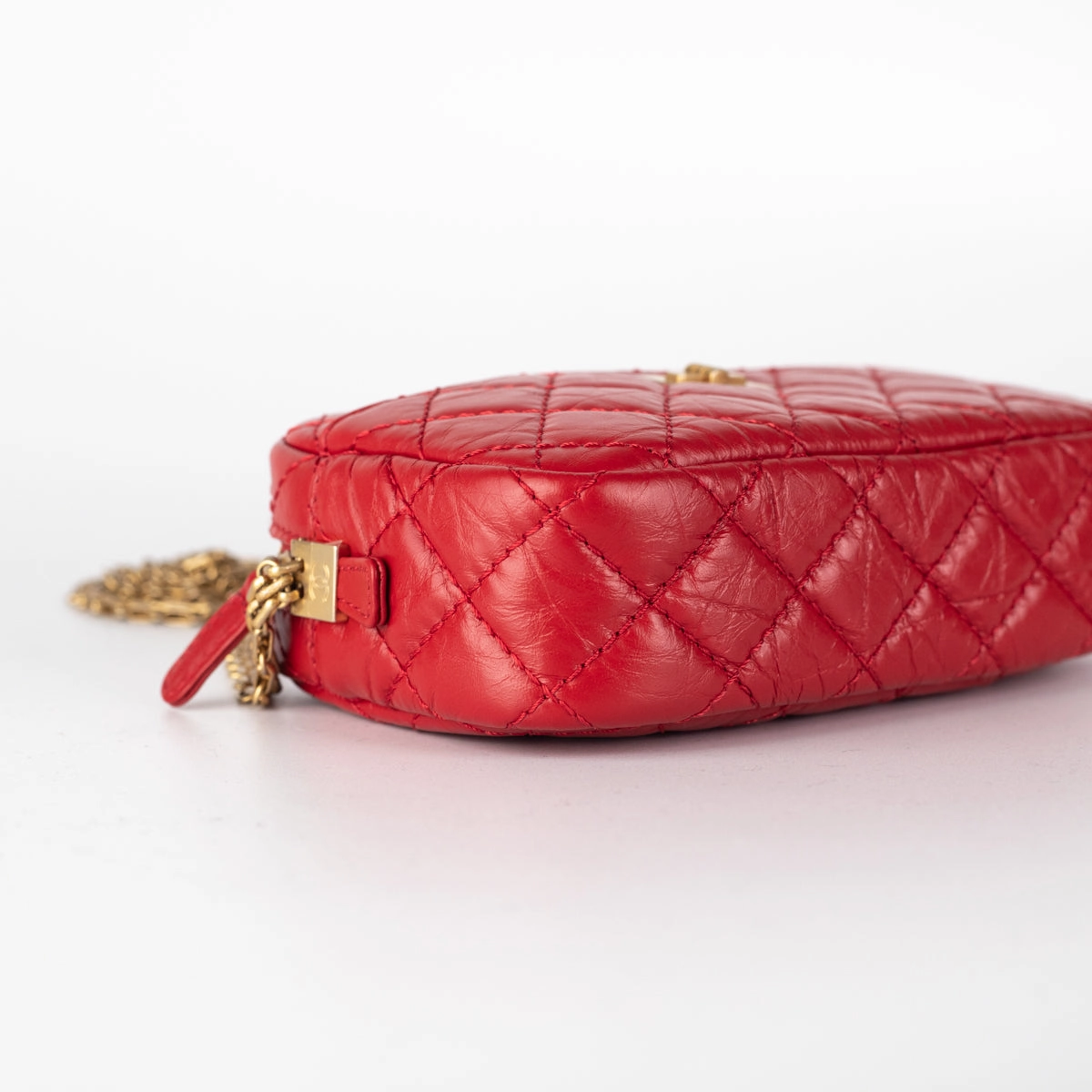 Chanel Quilted Calfskin 2.55 Reissue Mini Camera Bag Red