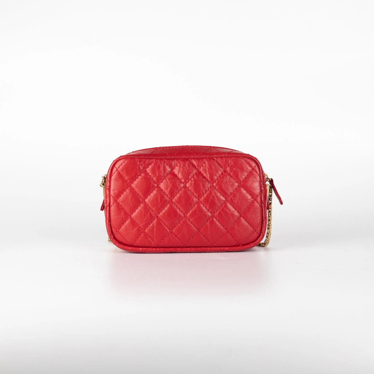 Chanel Quilted Calfskin 2.55 Reissue Mini Camera Bag Red