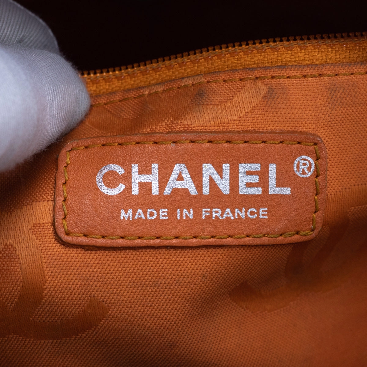 Chanel Quilted Calfskin Top handle Bag Beige