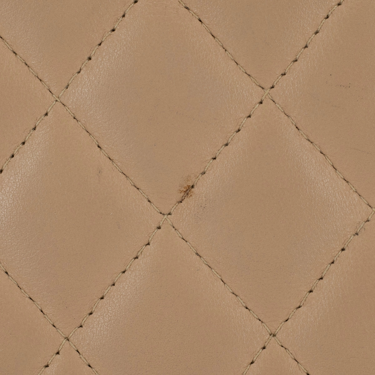 Chanel Quilted Calfskin Top handle Bag Beige