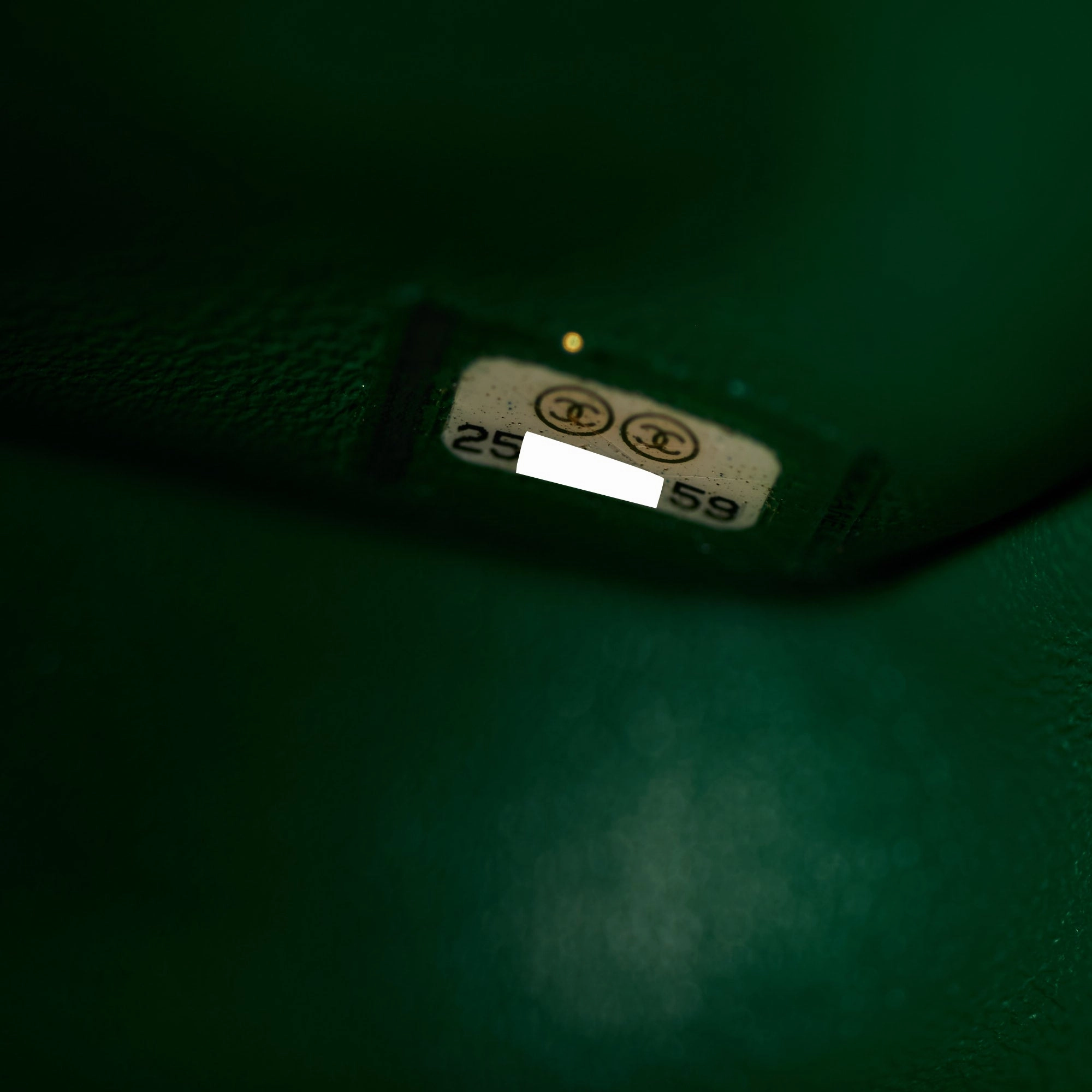 Chanel Quilted Caviar Mini Square 18S Emerald Green