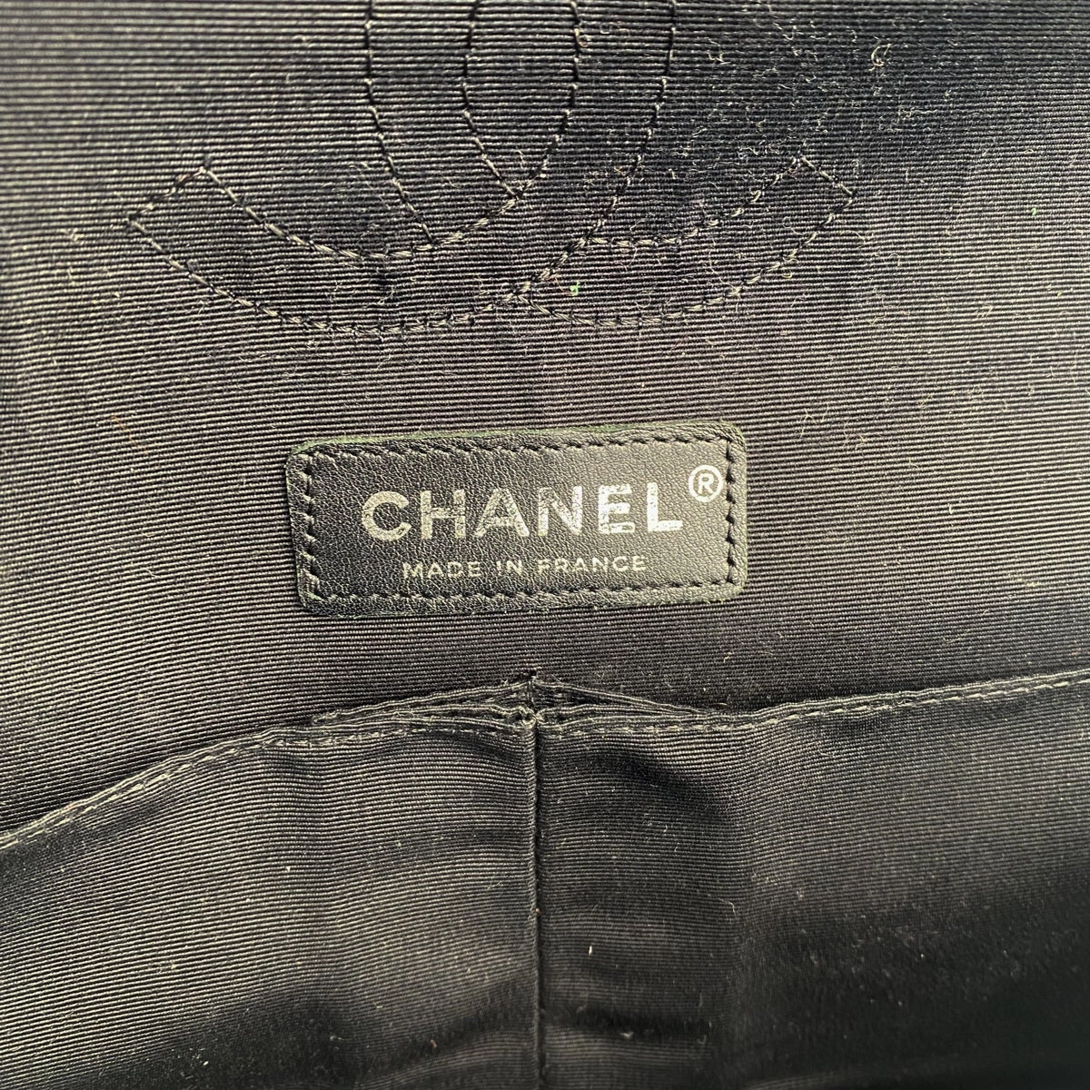 Chanel Quilted Sequins Tweed Flap Bag