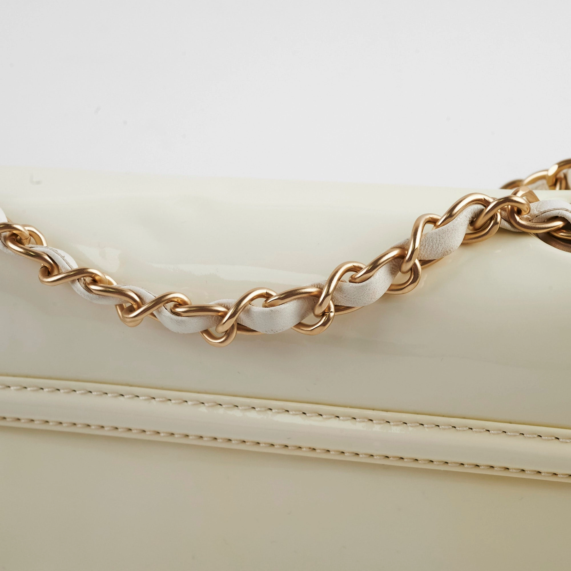 Chanel Rectangle Patent Shoulder Bag