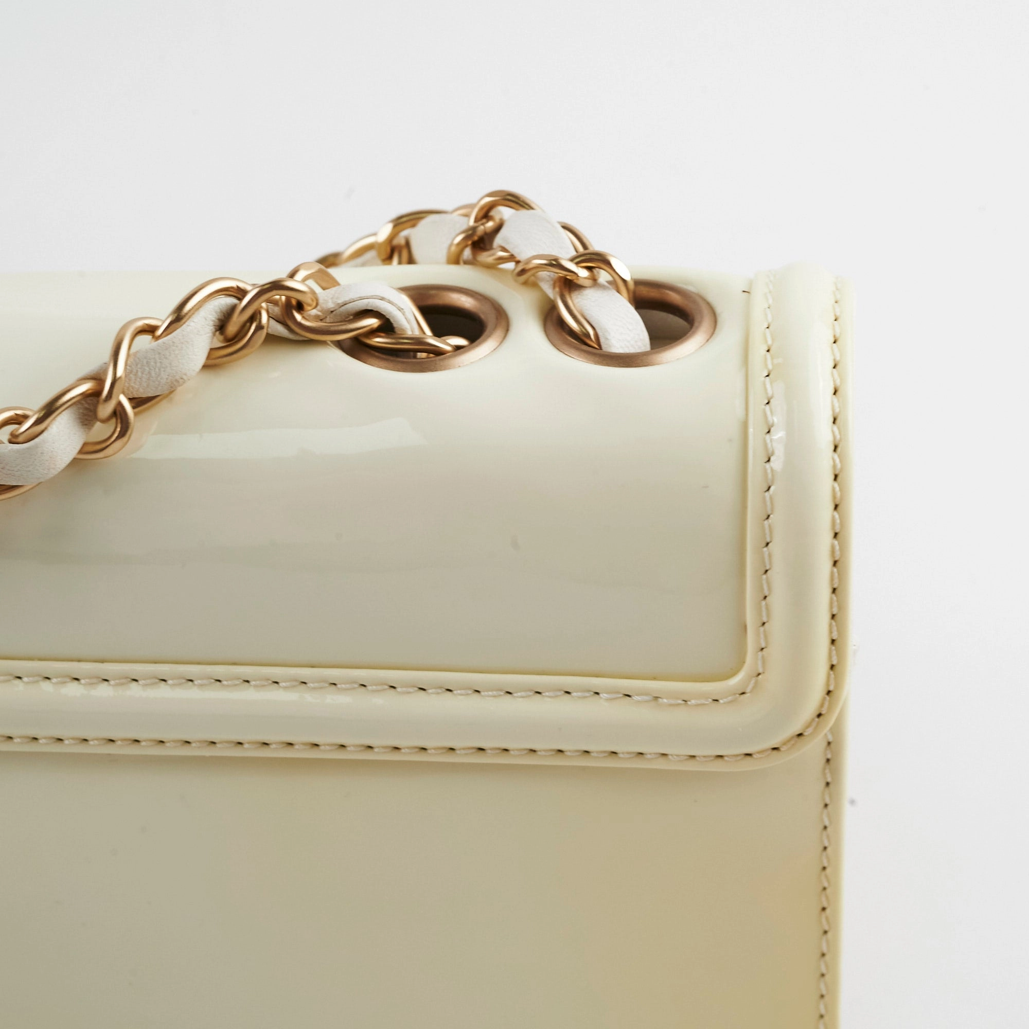 Chanel Rectangle Patent Shoulder Bag
