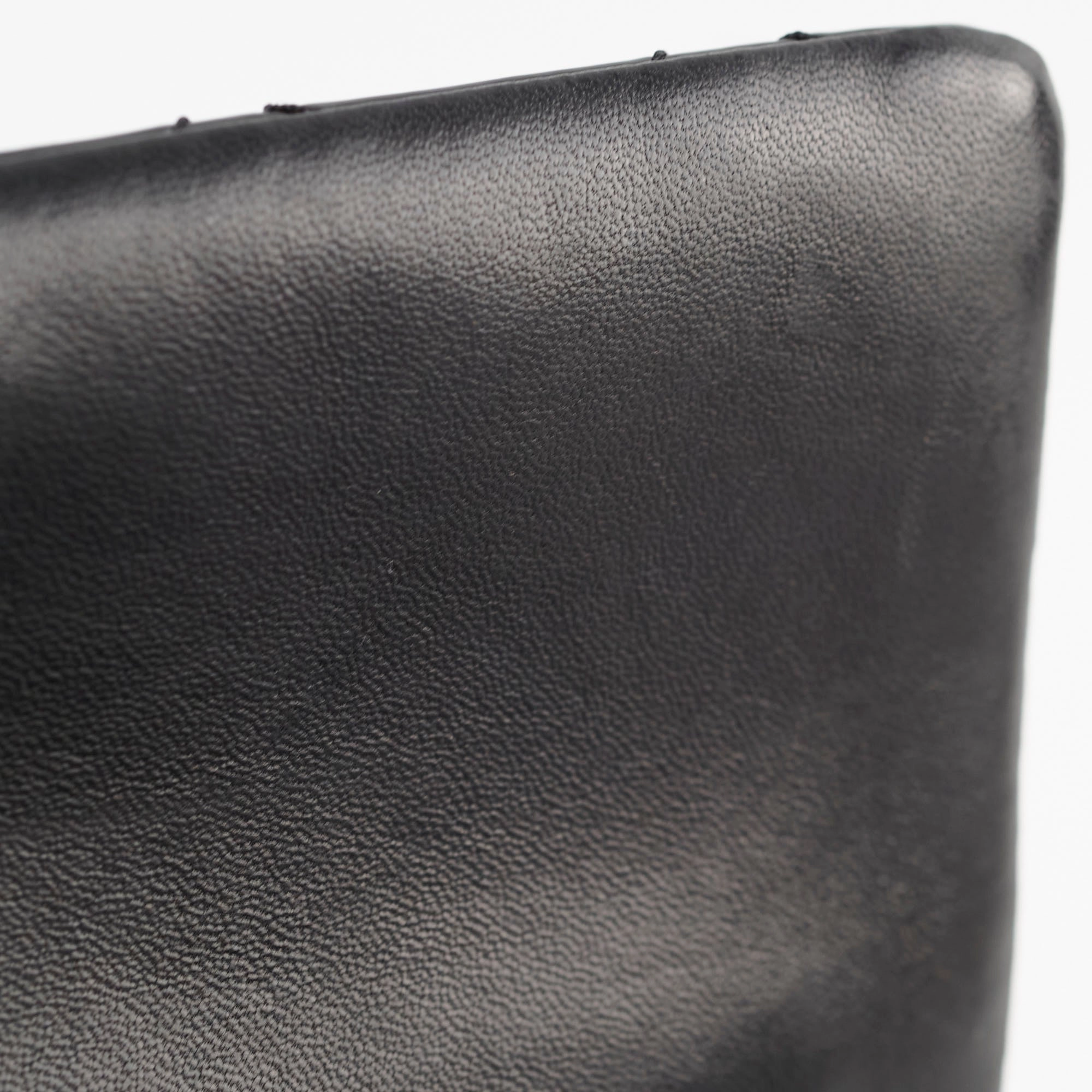 Chanel Reissue 226 Patent Black Silver Hardware