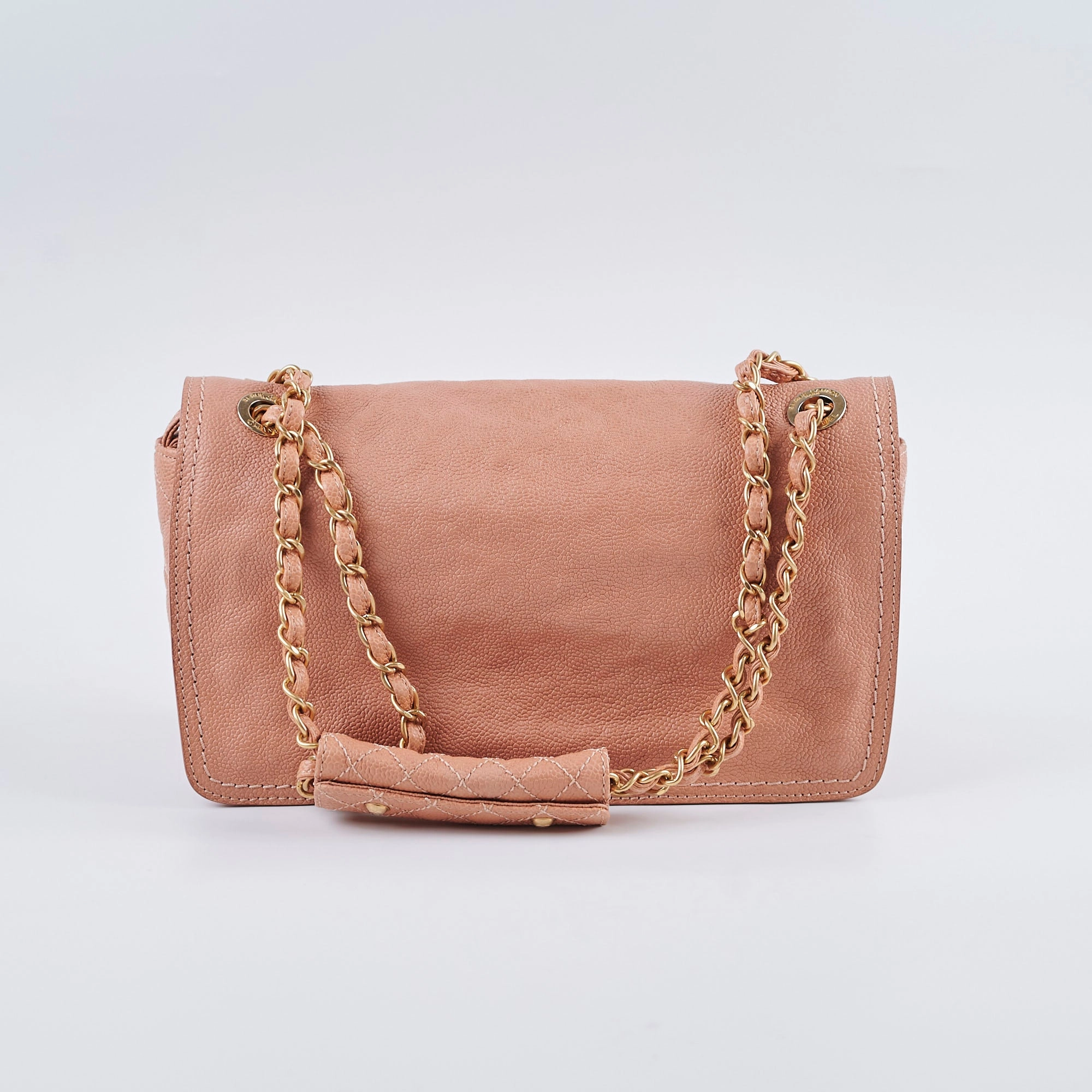 Chanel Seasonal Quilted Caviar 2.55 Reissue Single Flap Bag Terracotta