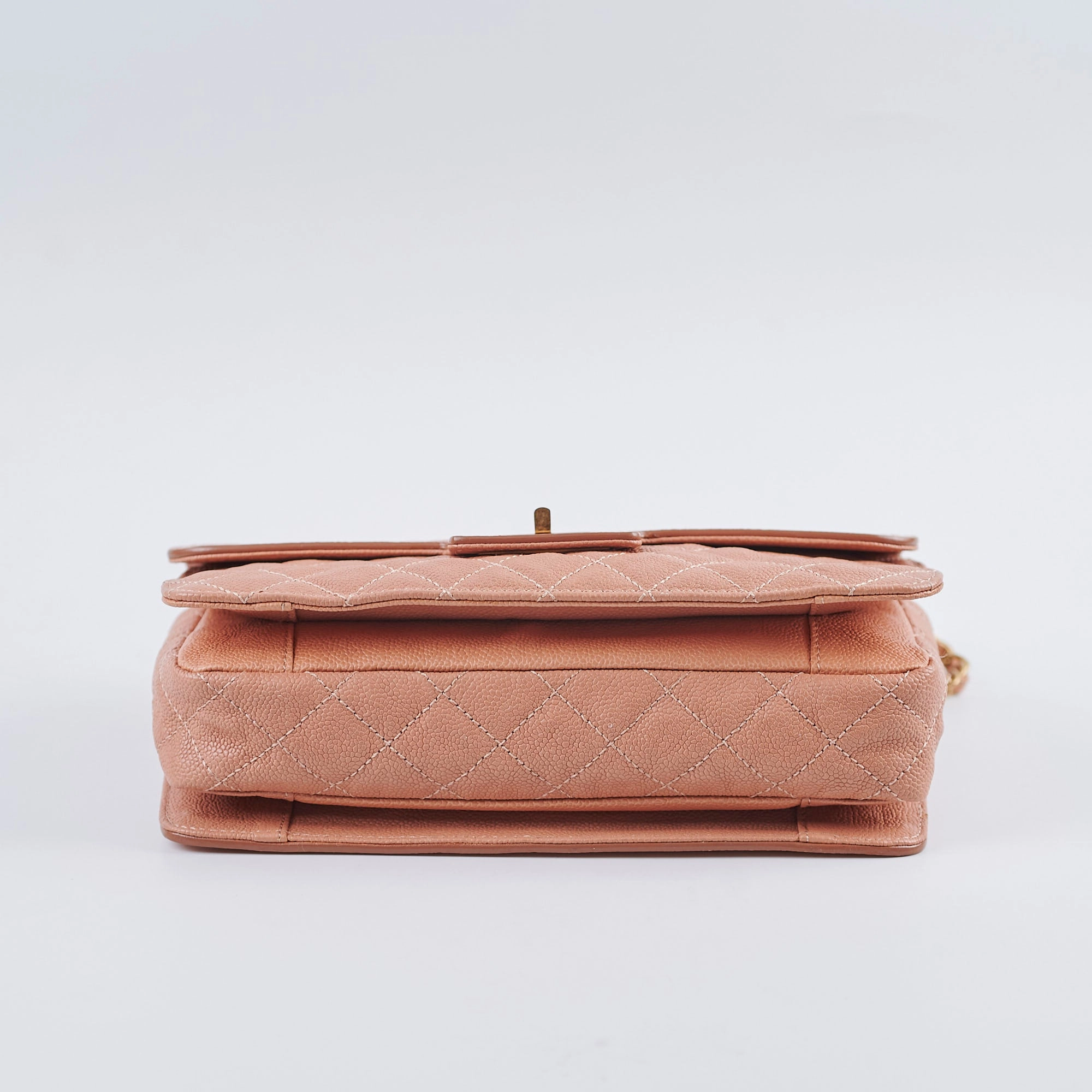 Chanel Seasonal Quilted Caviar 2.55 Reissue Single Flap Bag Terracotta
