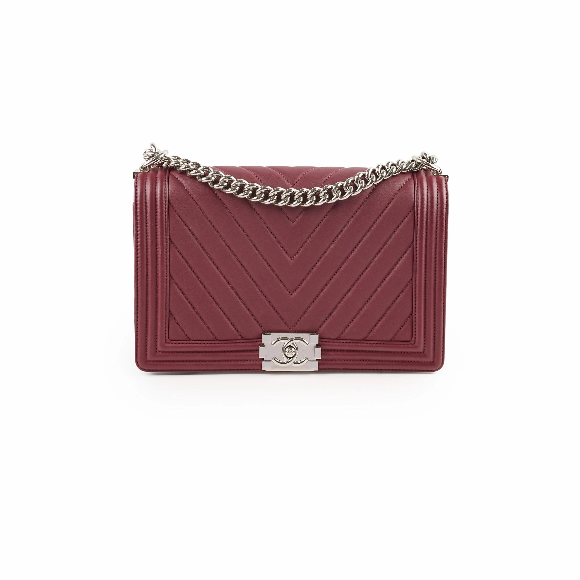 Chanel Seasonal Shoulder Bag White Microchip