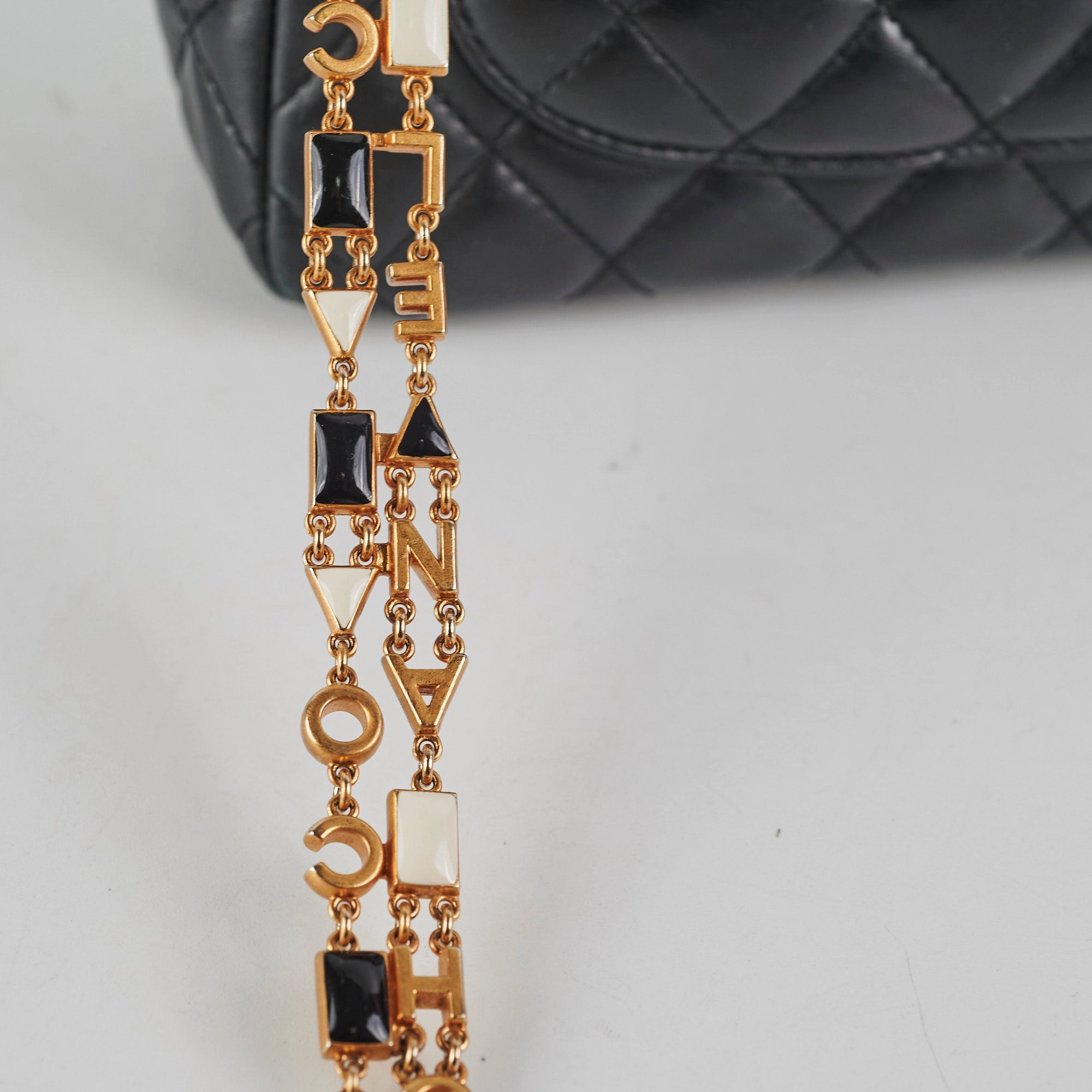 Chanel Seasonal Square Flap Lambskin Black