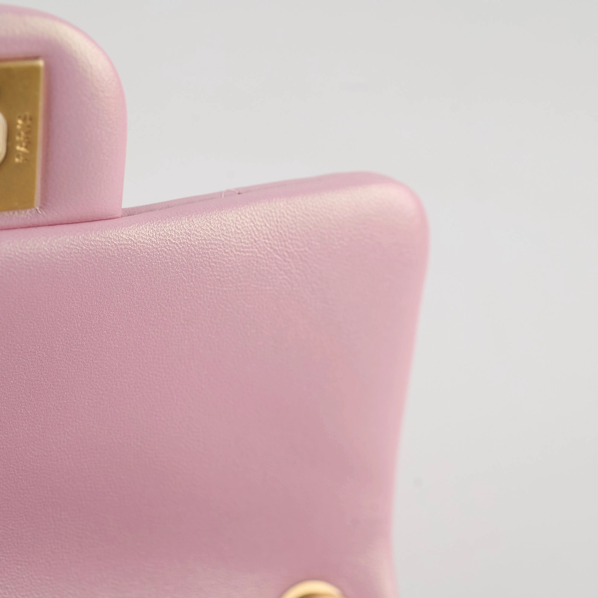 Chanel Seasonal Square Flap Pearl Iridescent Pink 2024