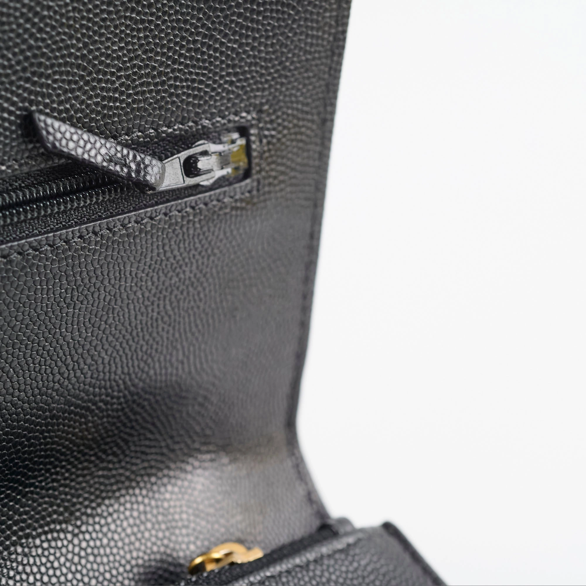 Chanel Seasonal Top Handle Wallet On Chain Caviar Black 2022