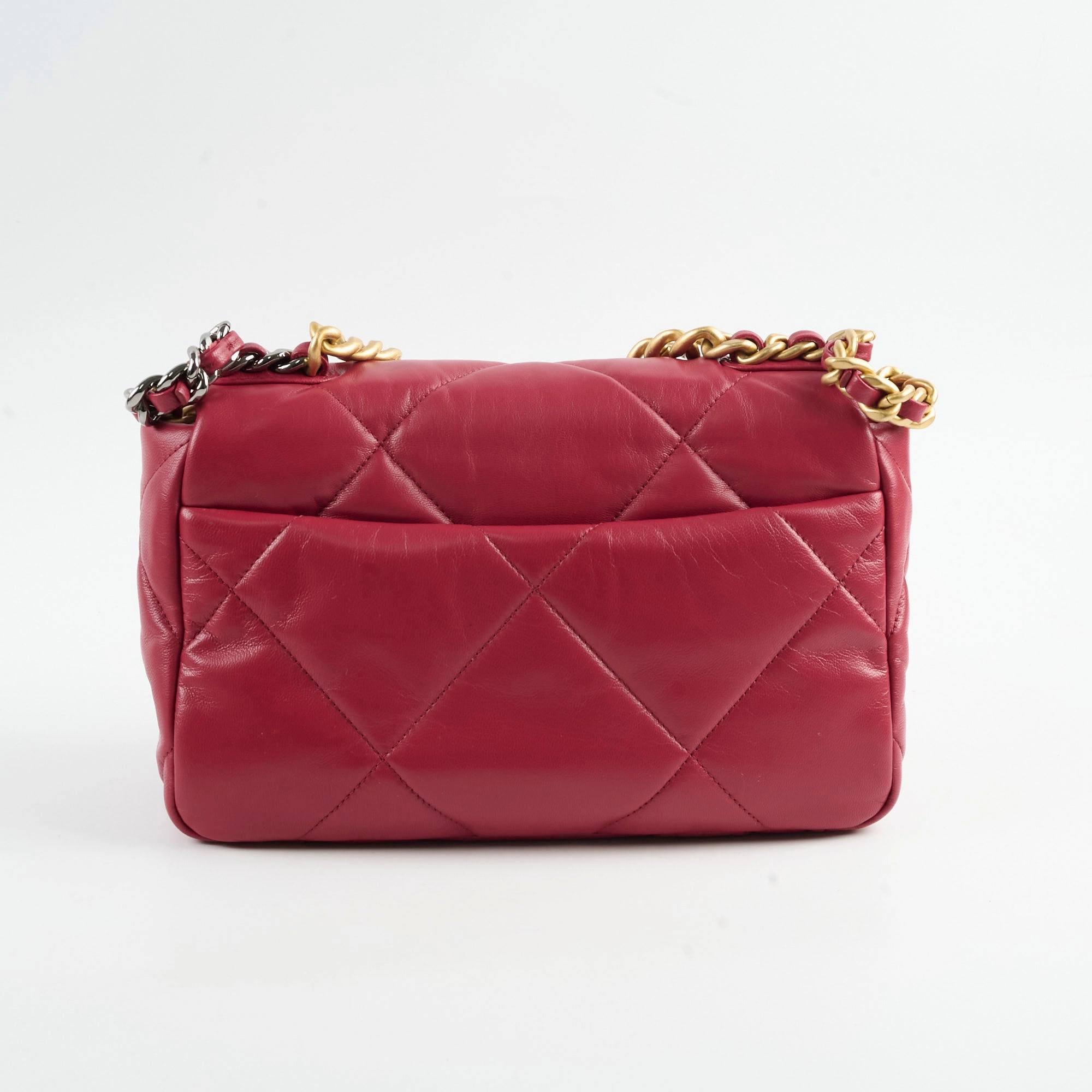Chanel Small 19 Dark Red 28 Series