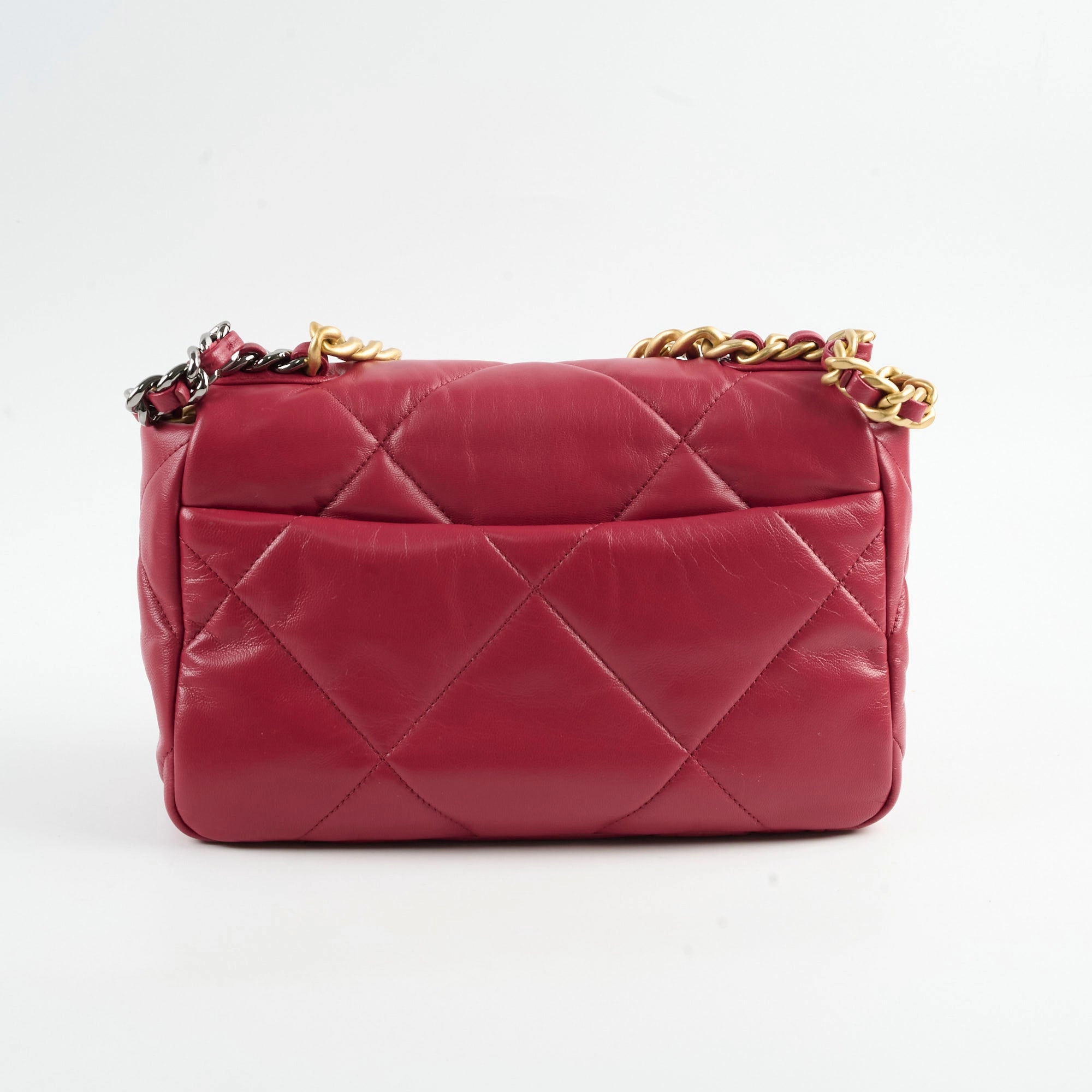 Chanel Small 19 Dark Red 28 Series