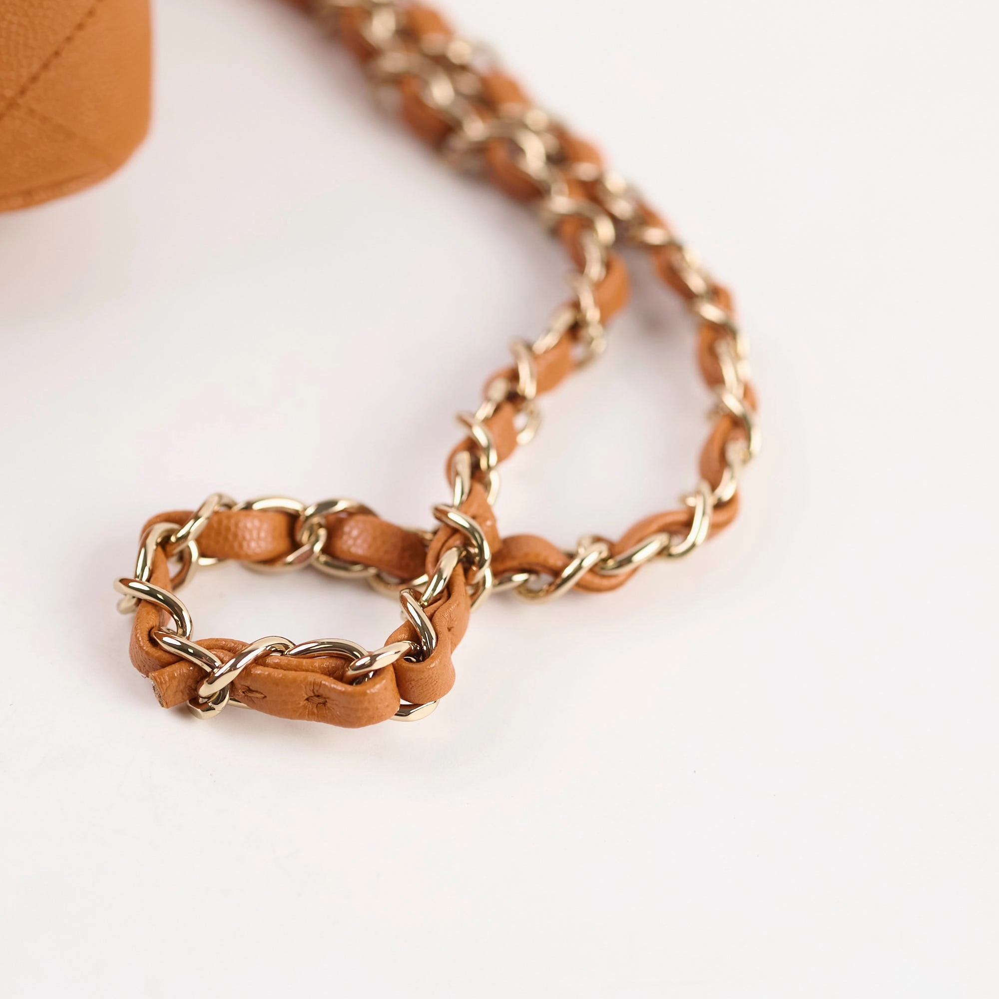 Chanel Small Classic Double Flap Caramel Caviar