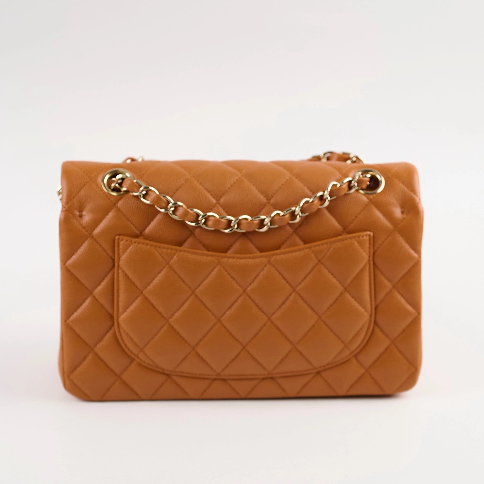 Chanel Small Classic Double Flap Caramel Caviar