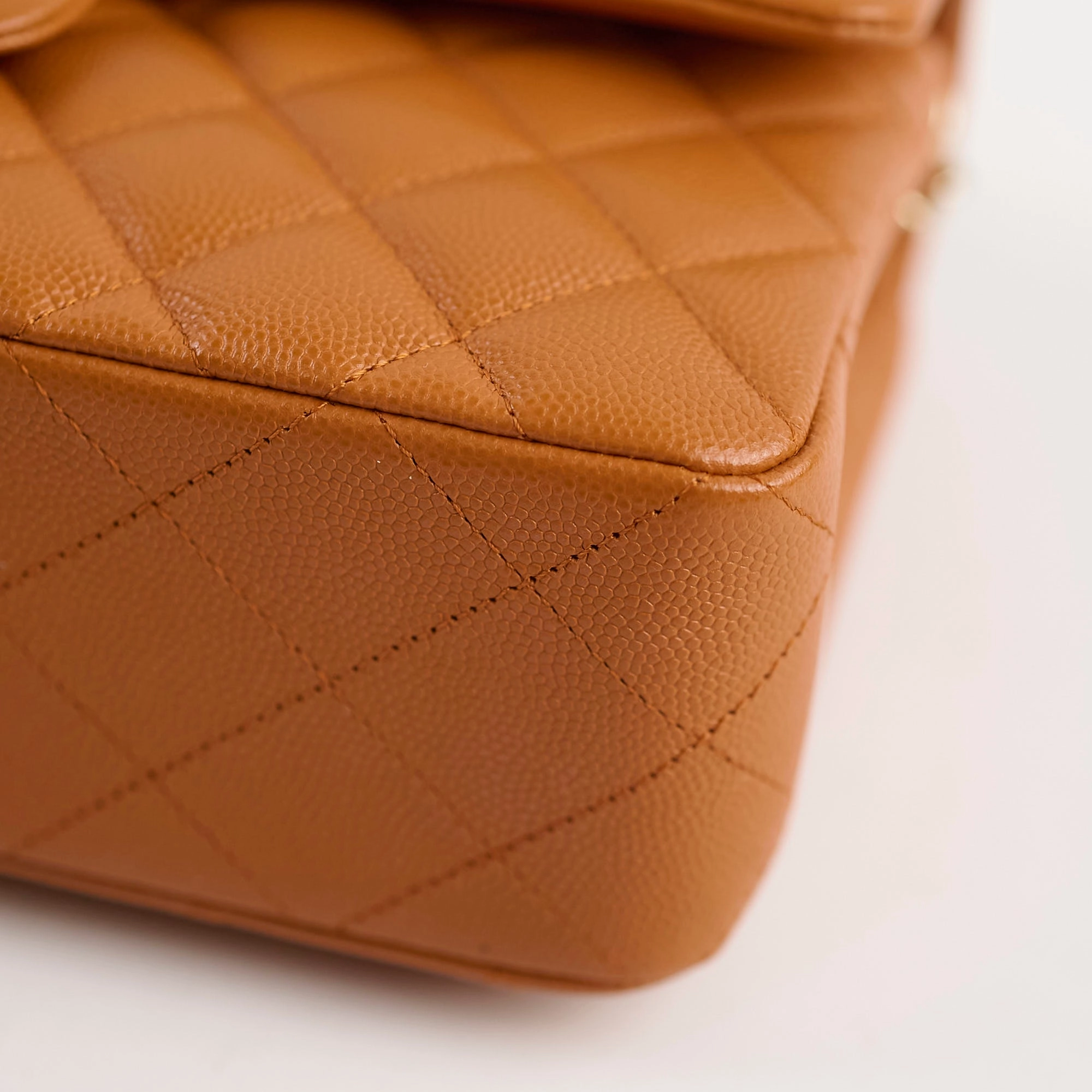 Chanel Small Classic Double Flap Caramel Caviar