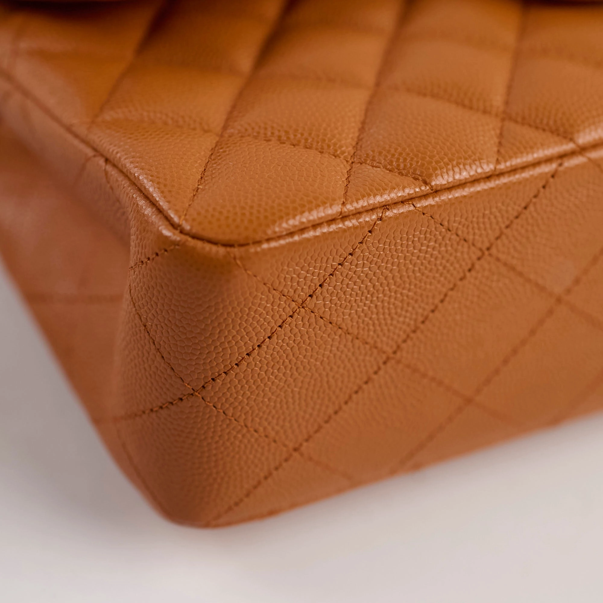 Chanel Small Classic Double Flap Caramel Caviar
