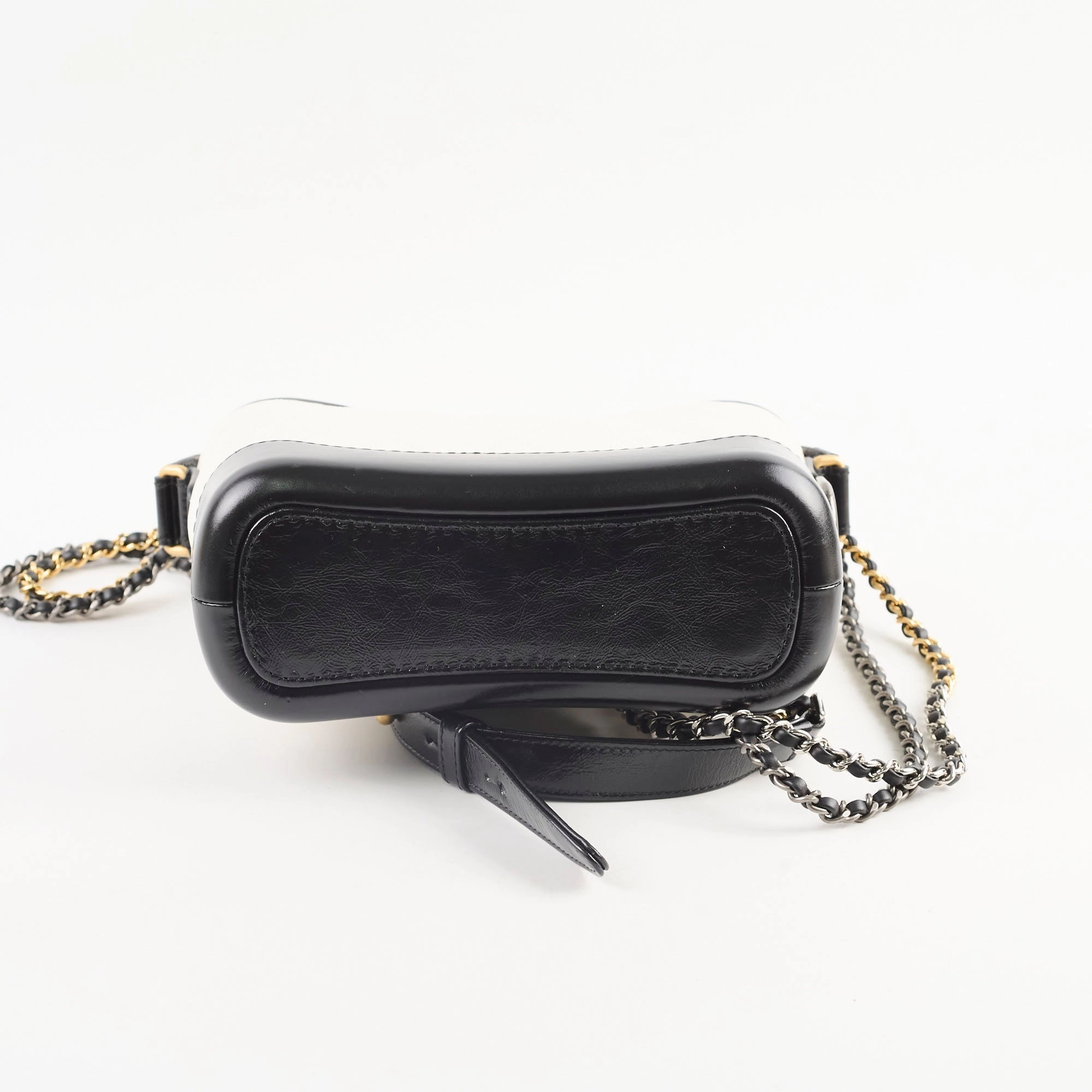 Chanel Small Gabrielle Bag Black and White