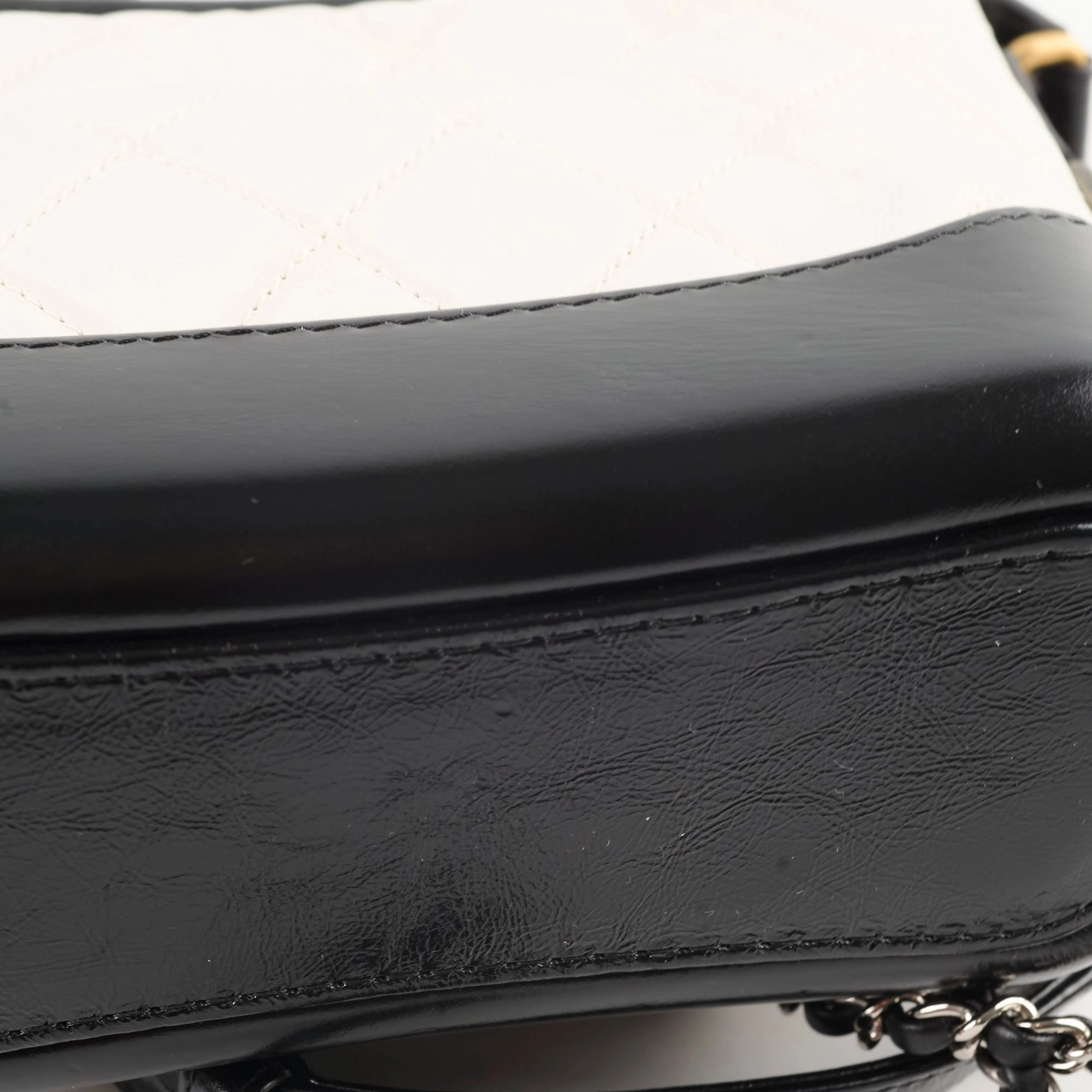 Chanel Small Gabrielle Bag Black and White