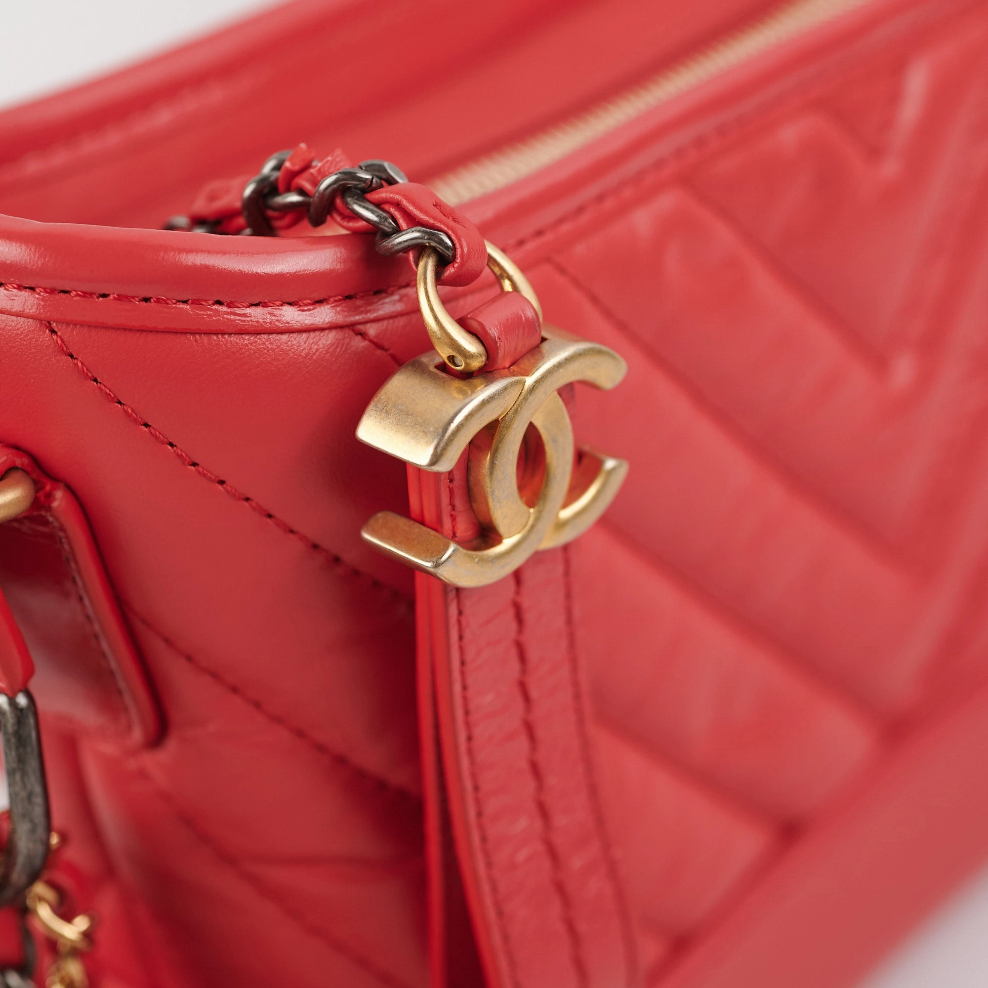 Chanel Small Gabrielle Red