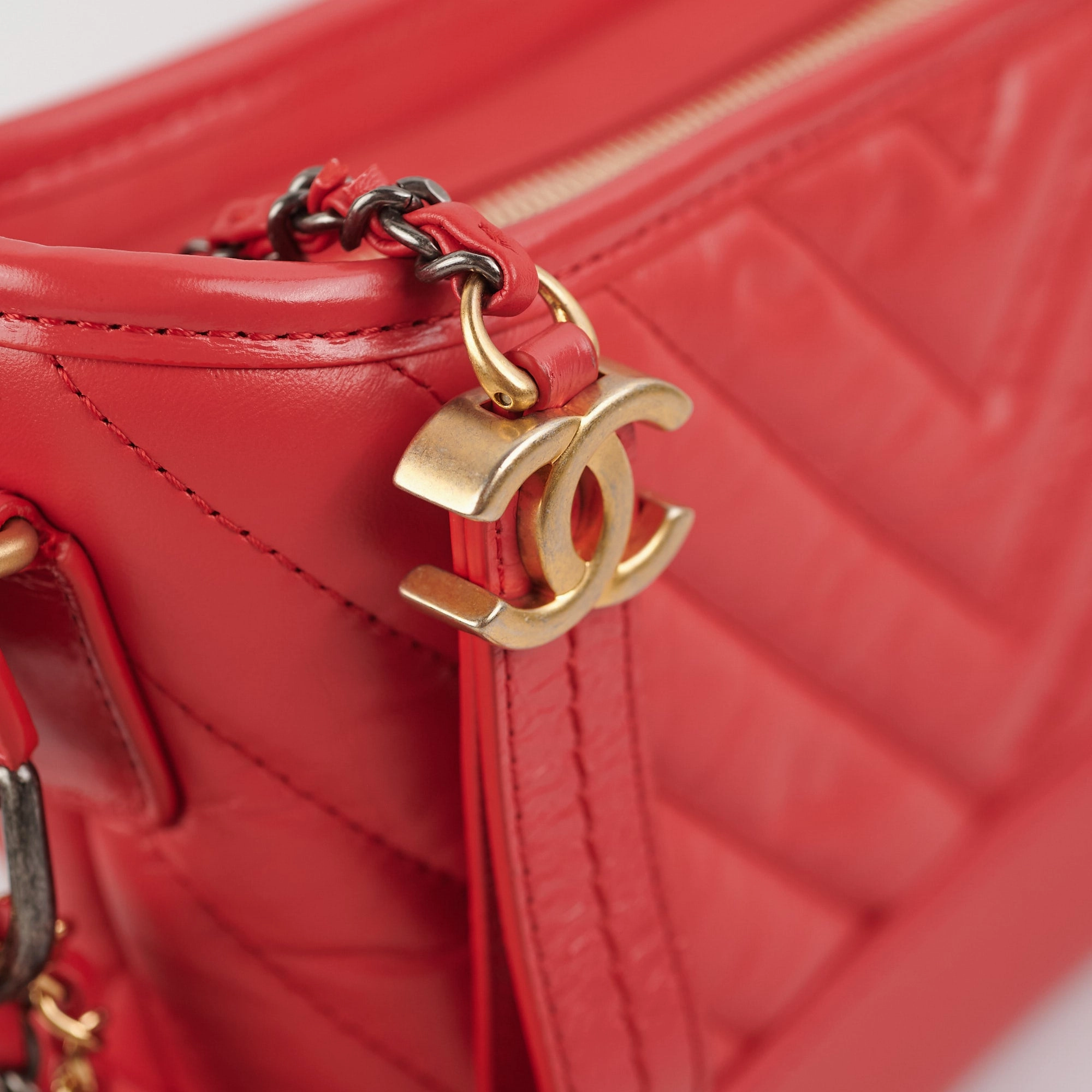 Chanel Small Gabrielle Red