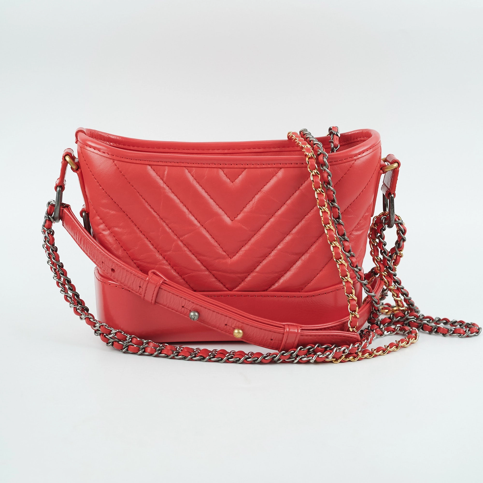 Chanel Small Gabrielle Red