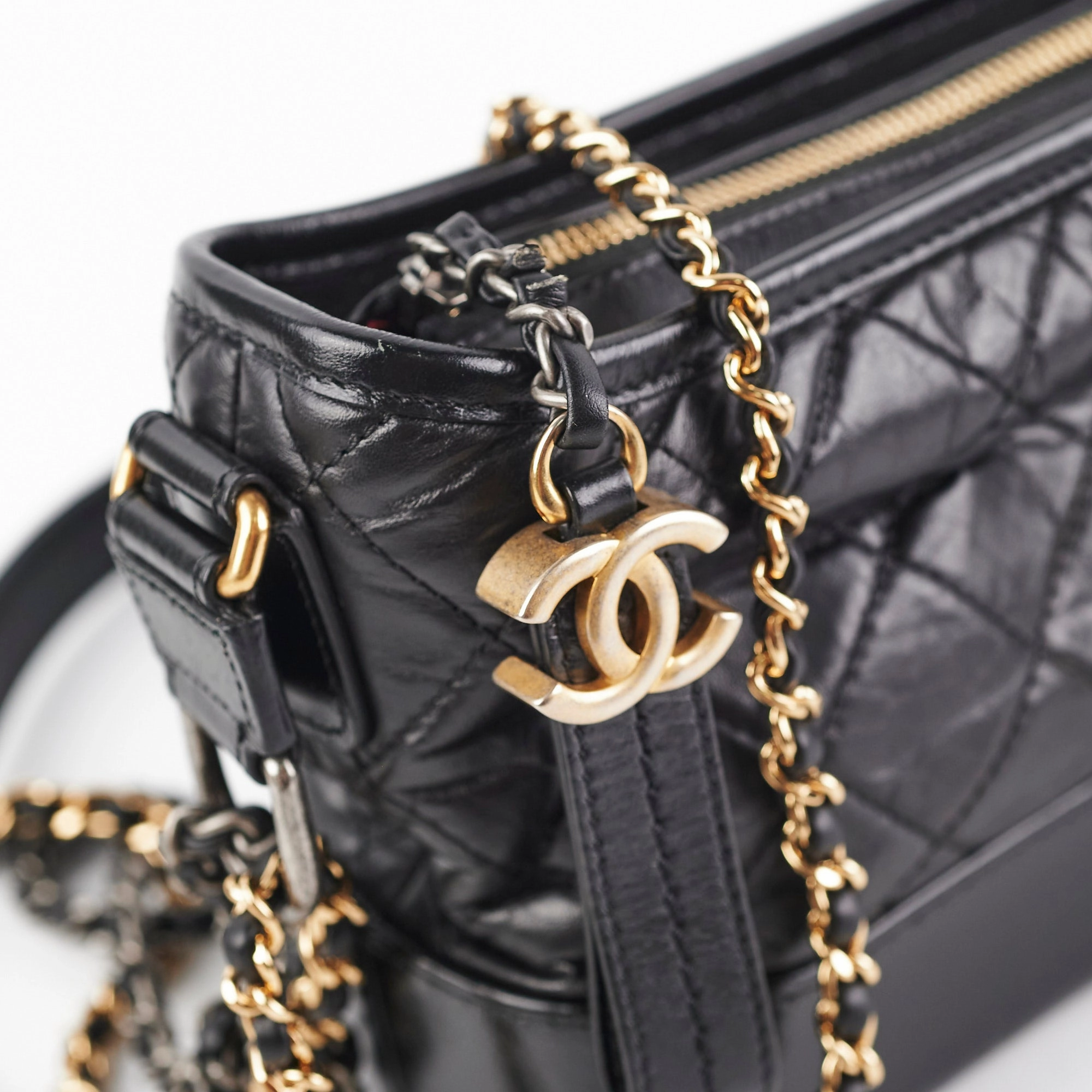 Chanel Small Garbielle Black Bag