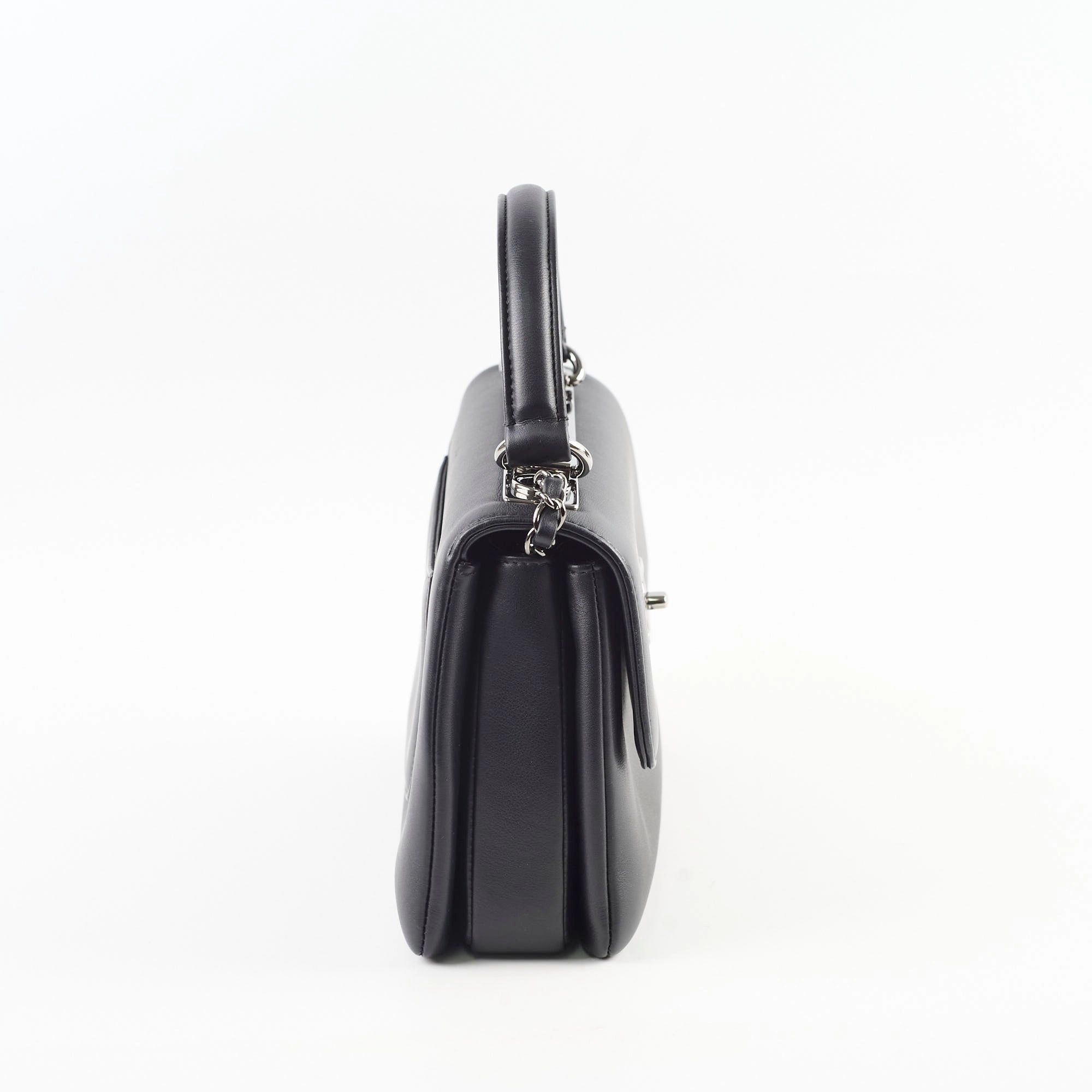 Chanel Small Trendy CC Black Calfskin