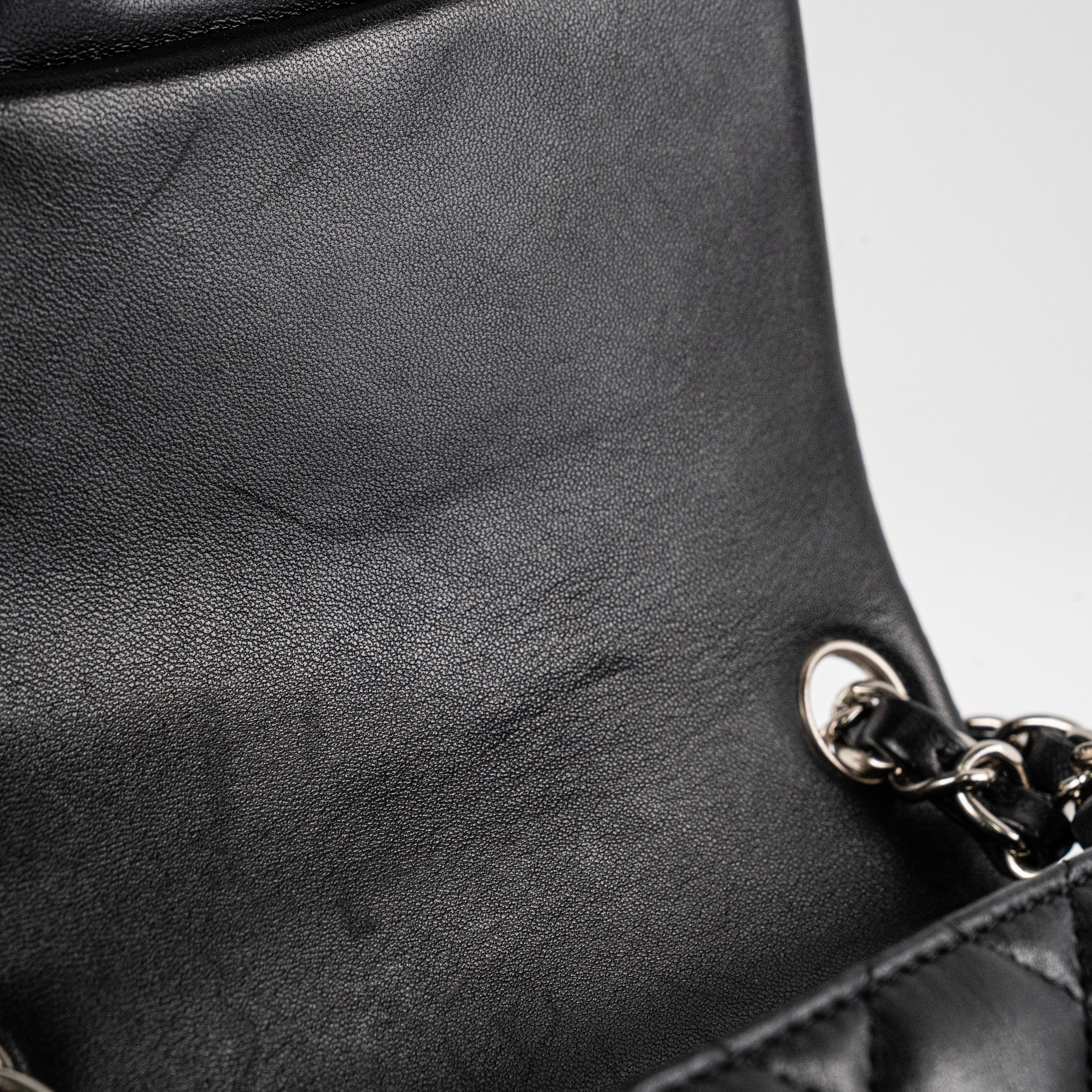 Chanel Square Mini Lambskin Black Bag
