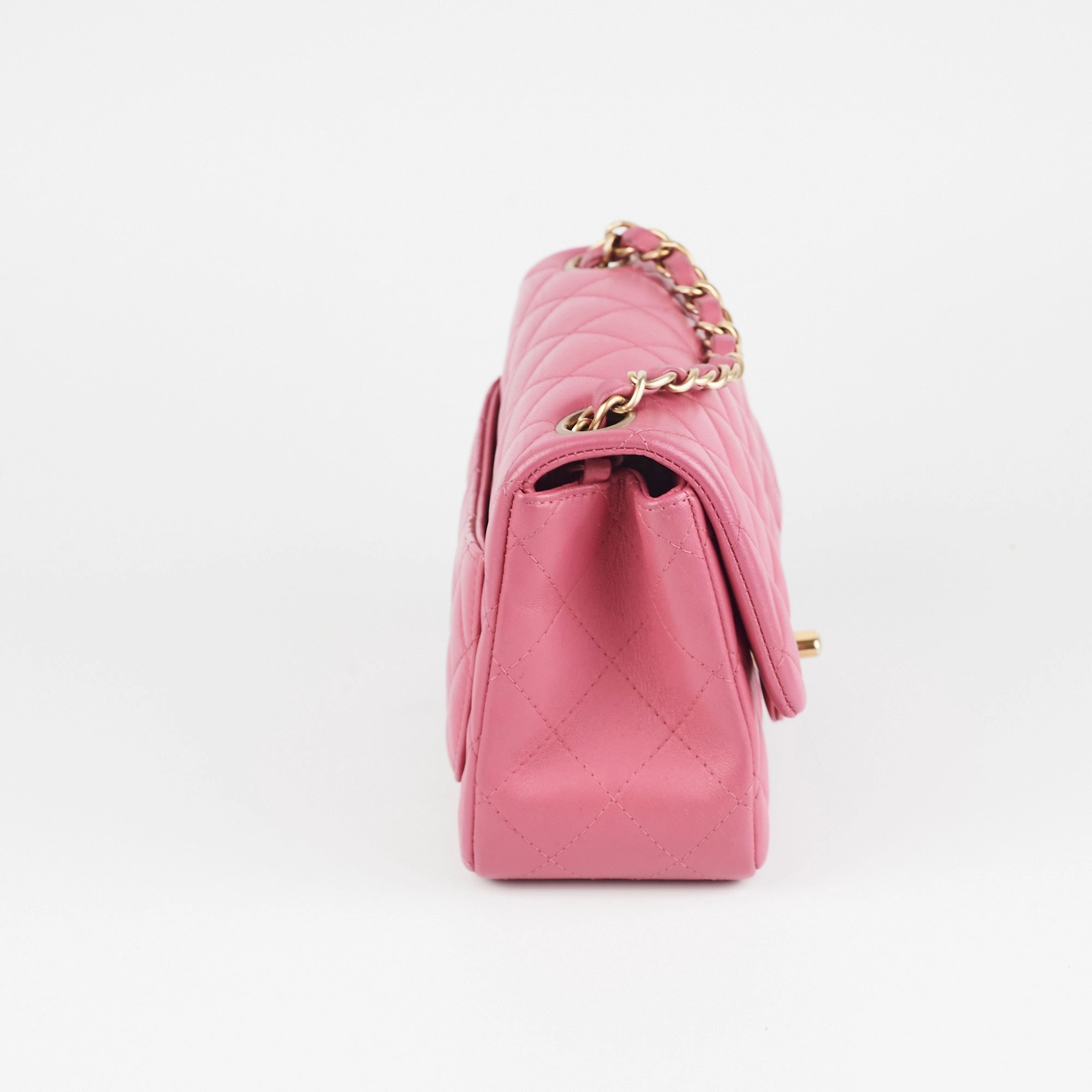 Chanel Square Mini Lambskin Pink