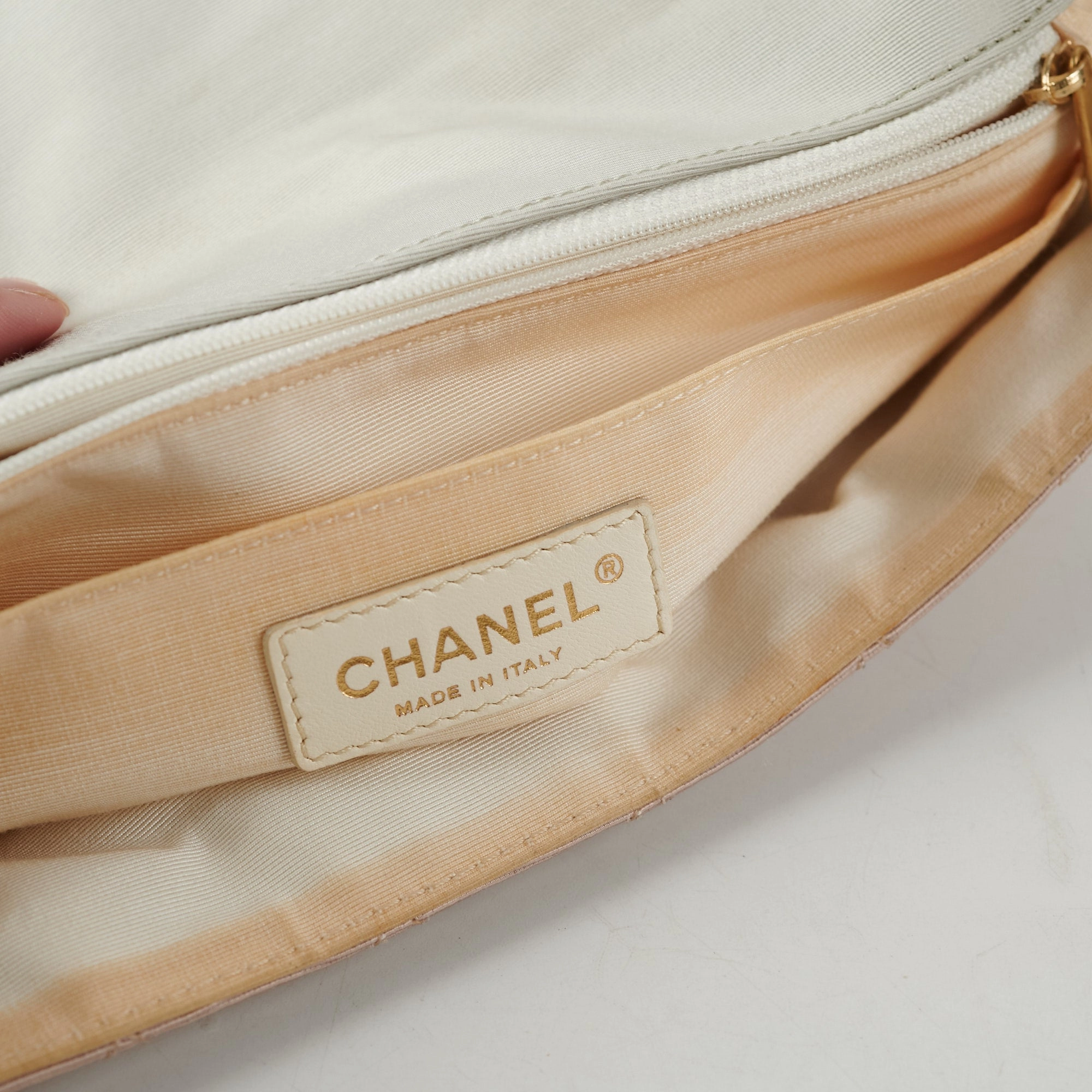 Chanel Tri-Color Microfiber Reissue Jumbo Flap Bag
