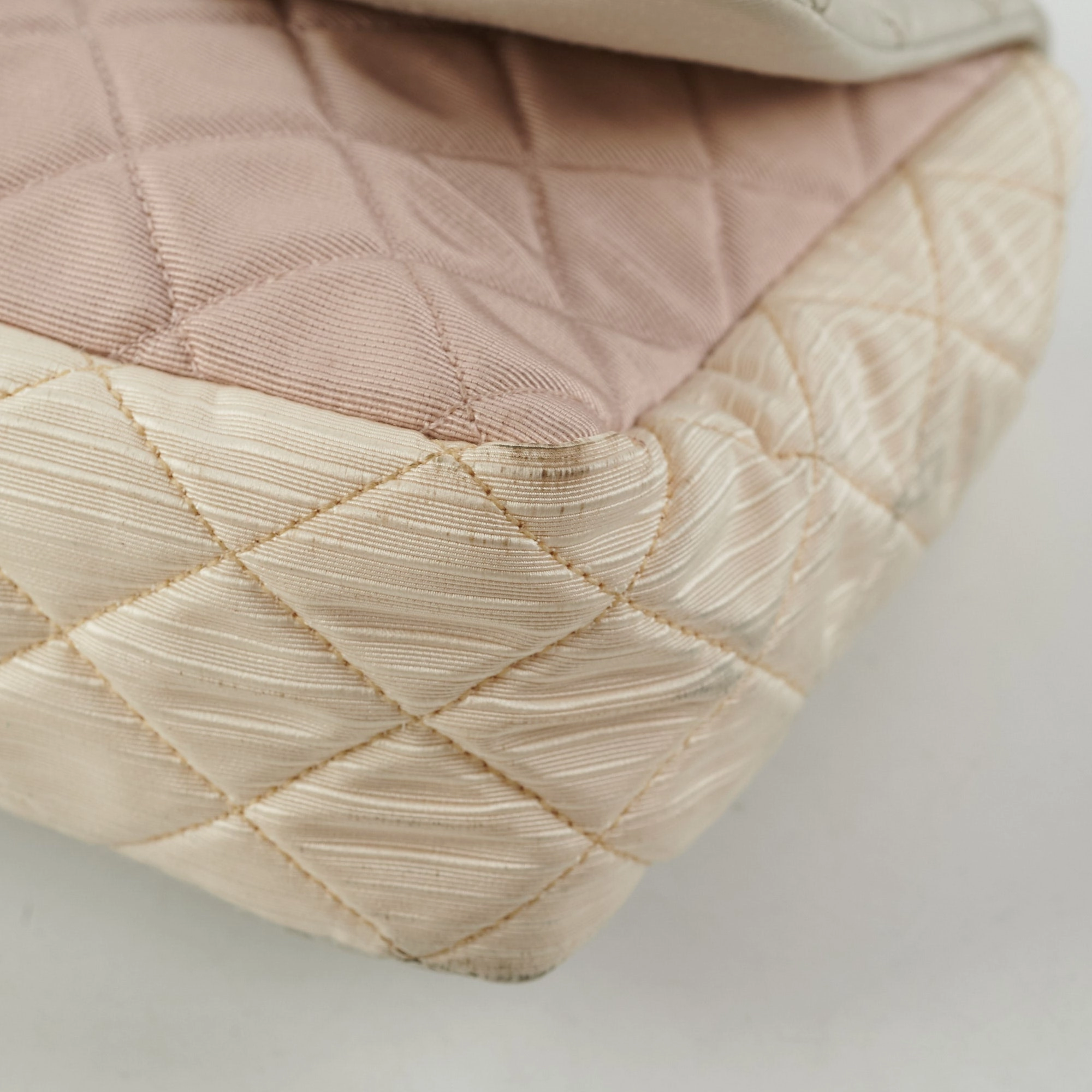 Chanel Tri-Color Microfiber Reissue Jumbo Flap Bag