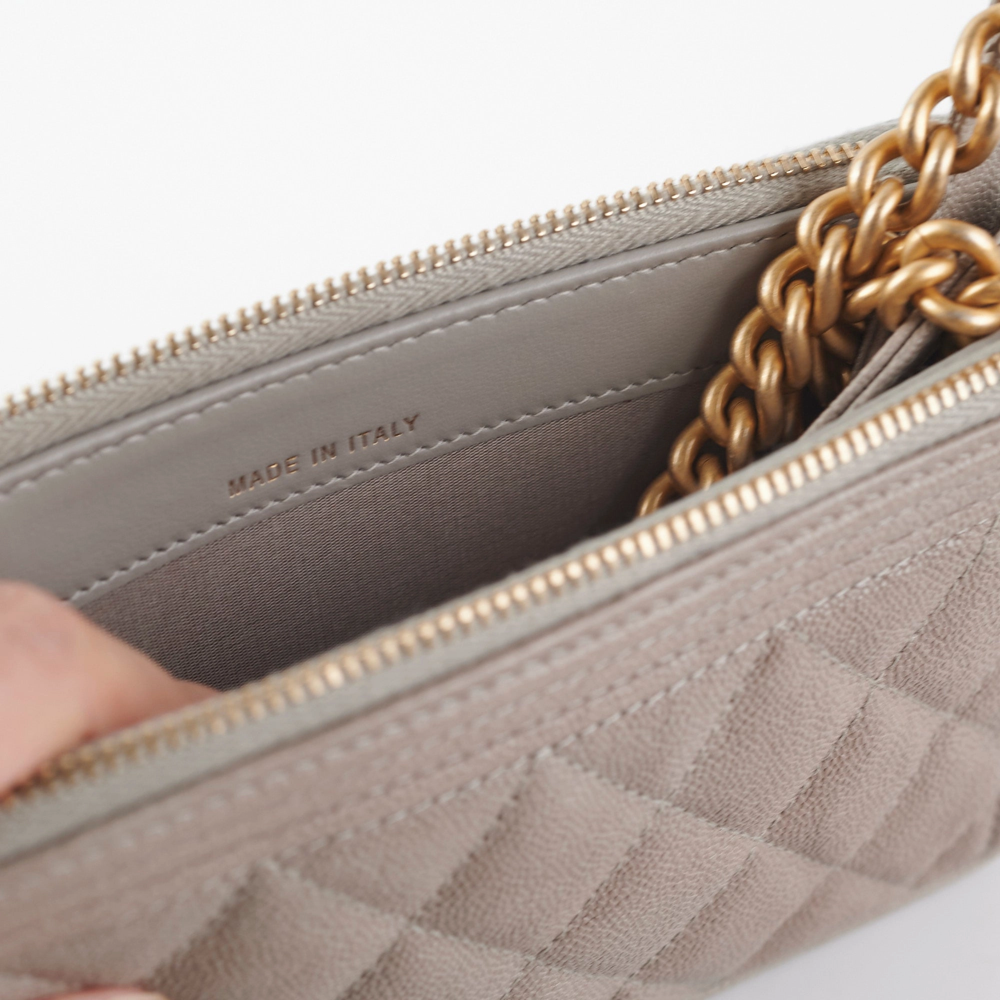 Chanel Two Toned Clutch on Chain