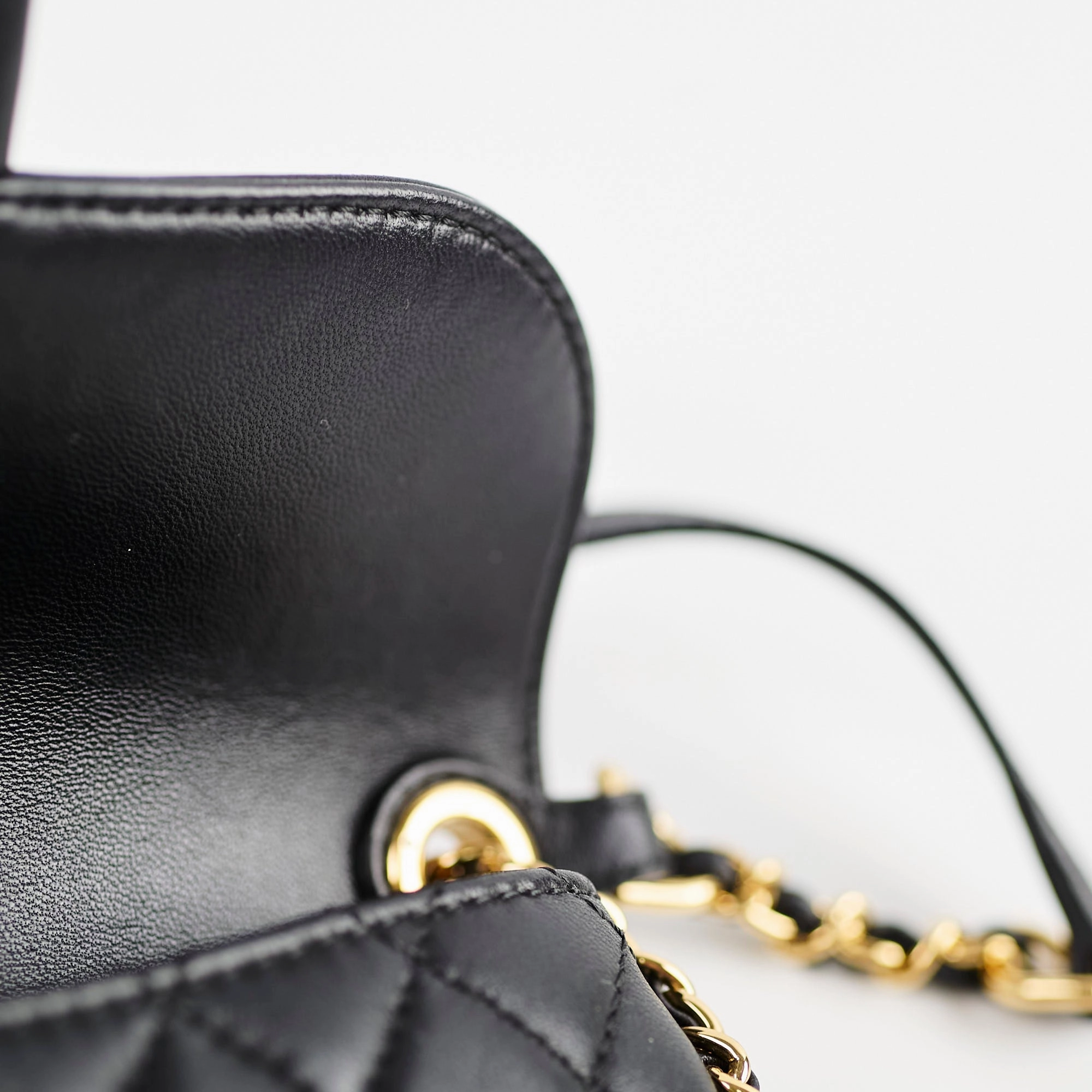 Chanel Unchained Flap Crossbody Bag Black