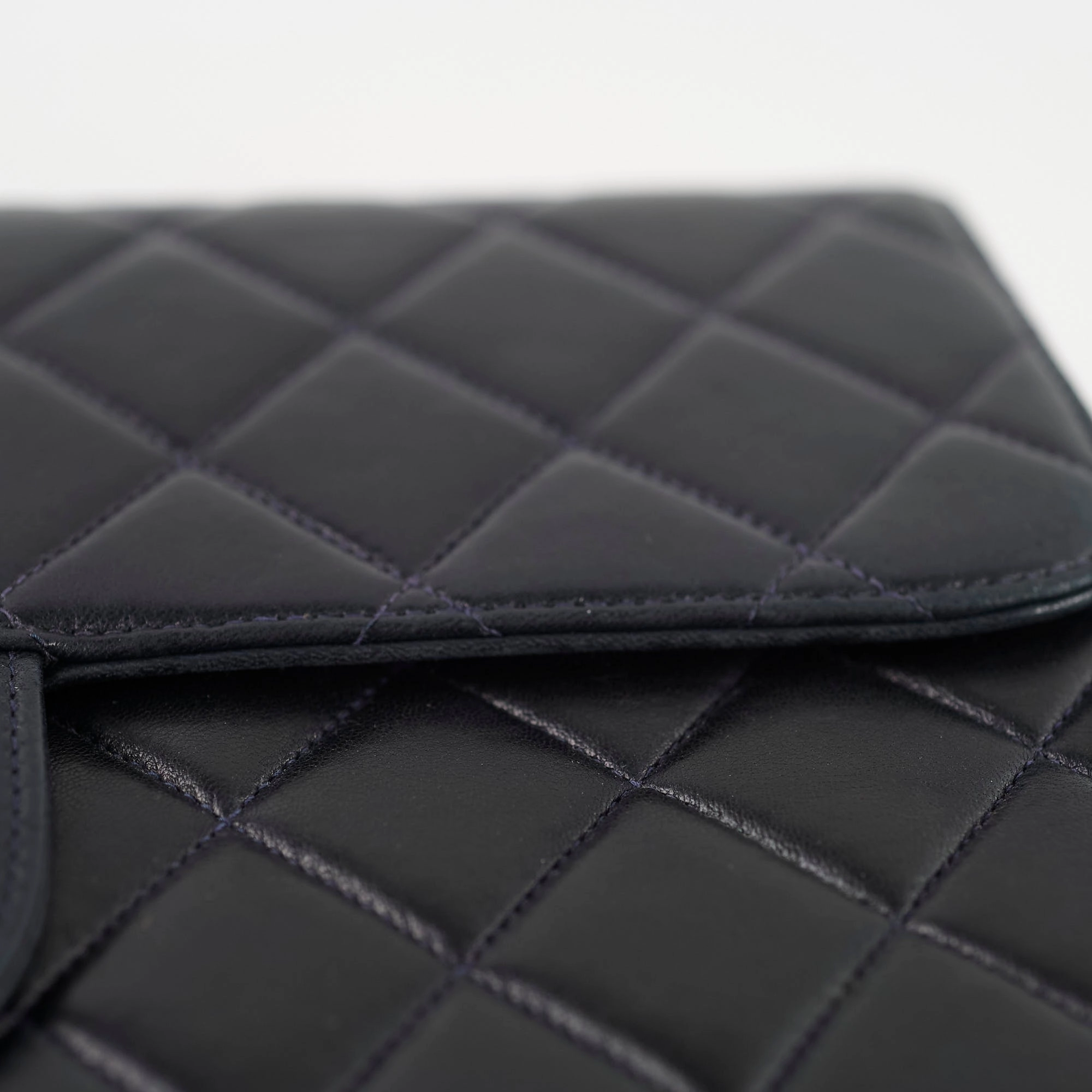 Chanel Vintage 24k Lambskin Jumbo XL Flap